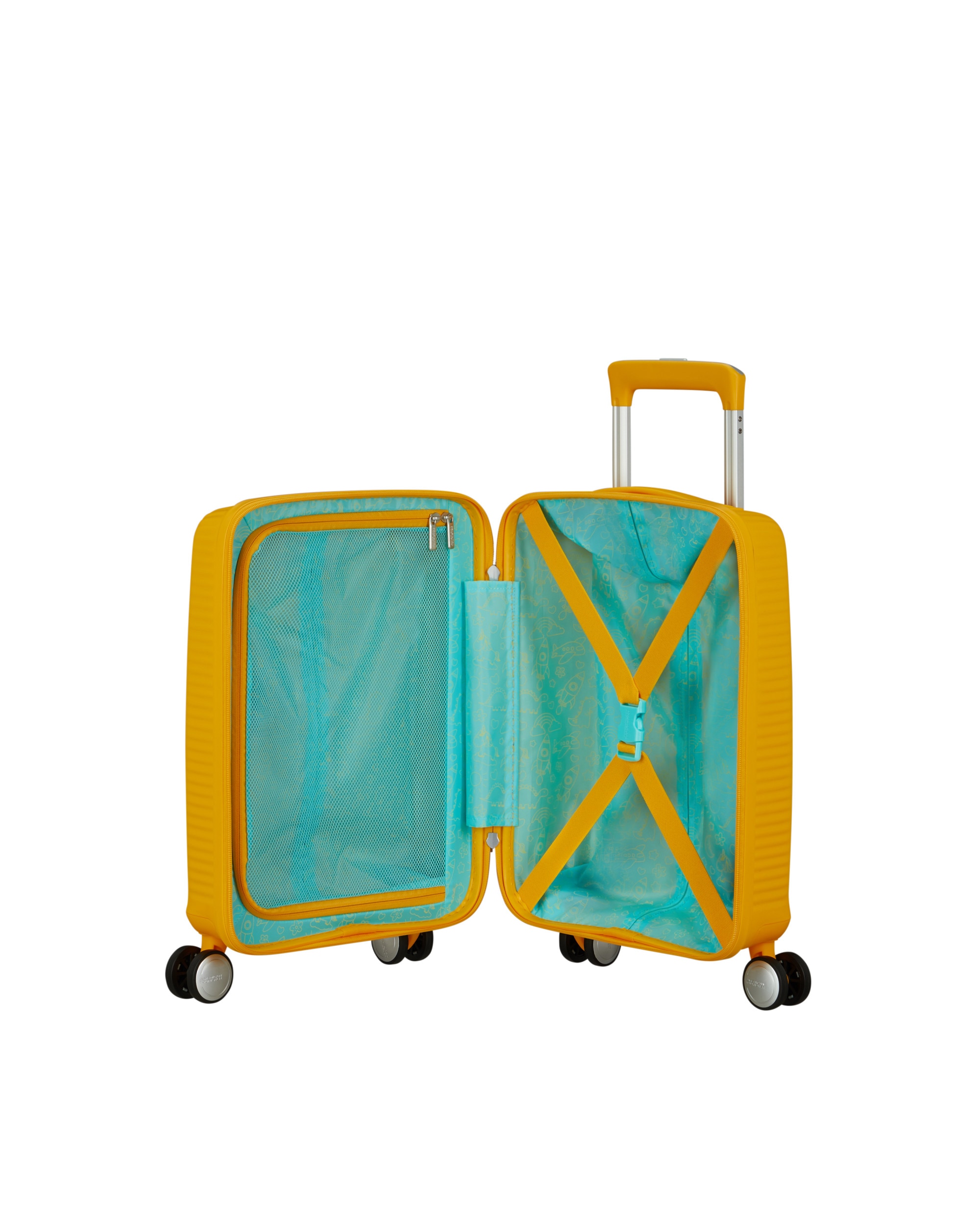 Maleta mini de cabina Soundbox rígida con capacidad de 22 L - American Tourister - Amarillo Amarillo-3