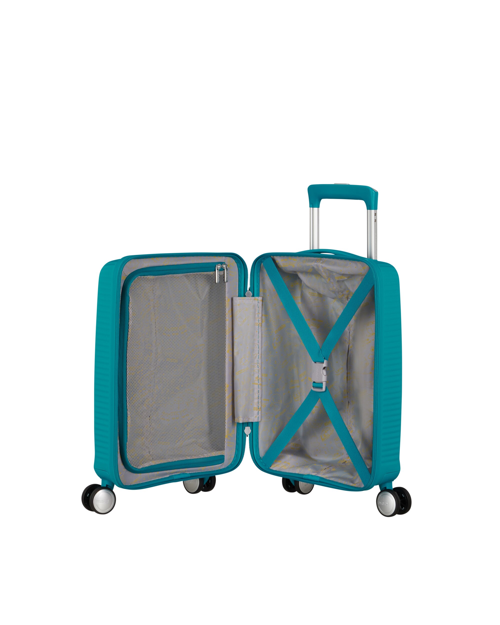 Maleta mini de cabina Soundbox rígida con capacidad de 22 L - American Tourister - Turquesa Turquesa-3
