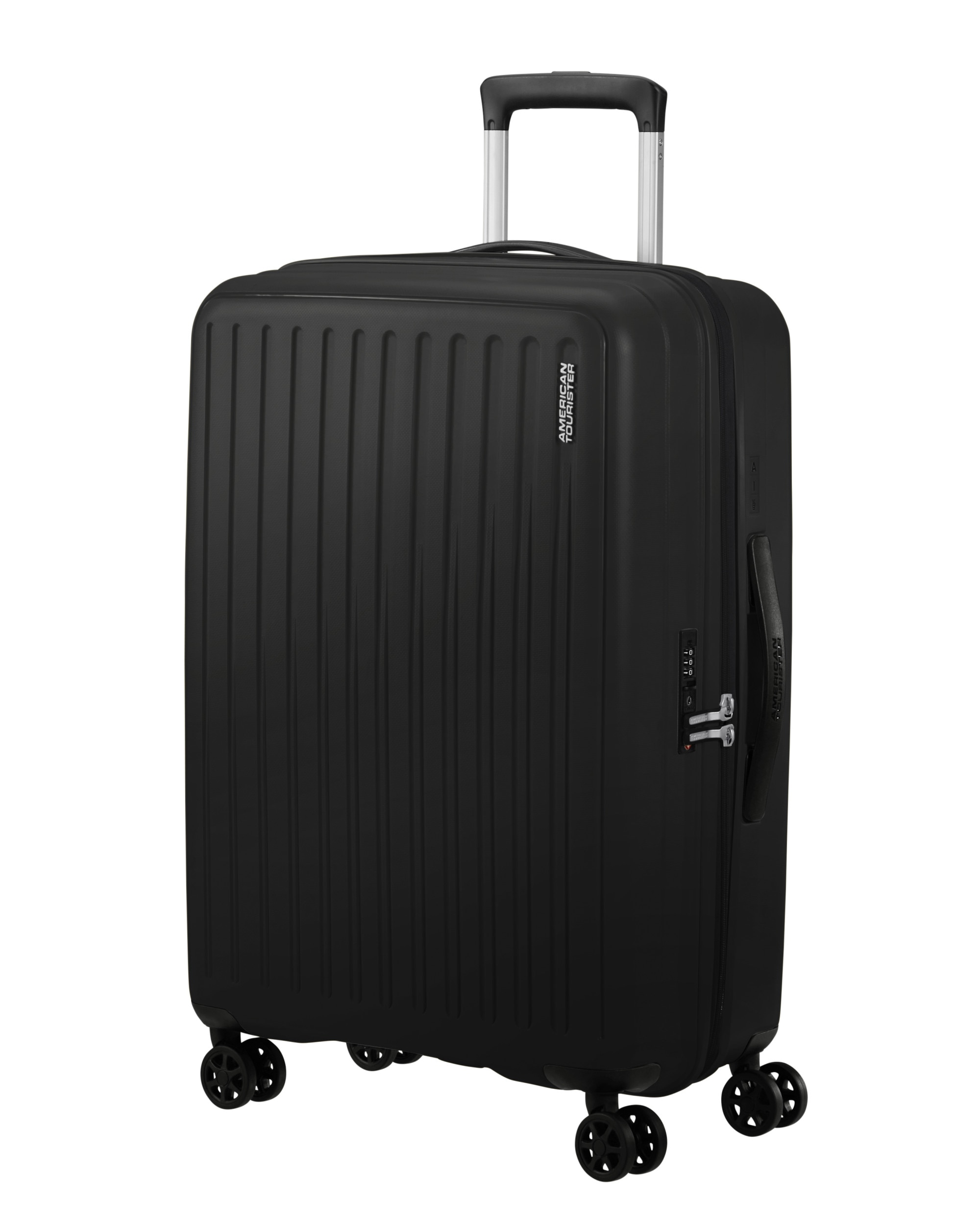 American Tourister - Maleta mediana Rejoy rígida con capacidad de 66 litros.