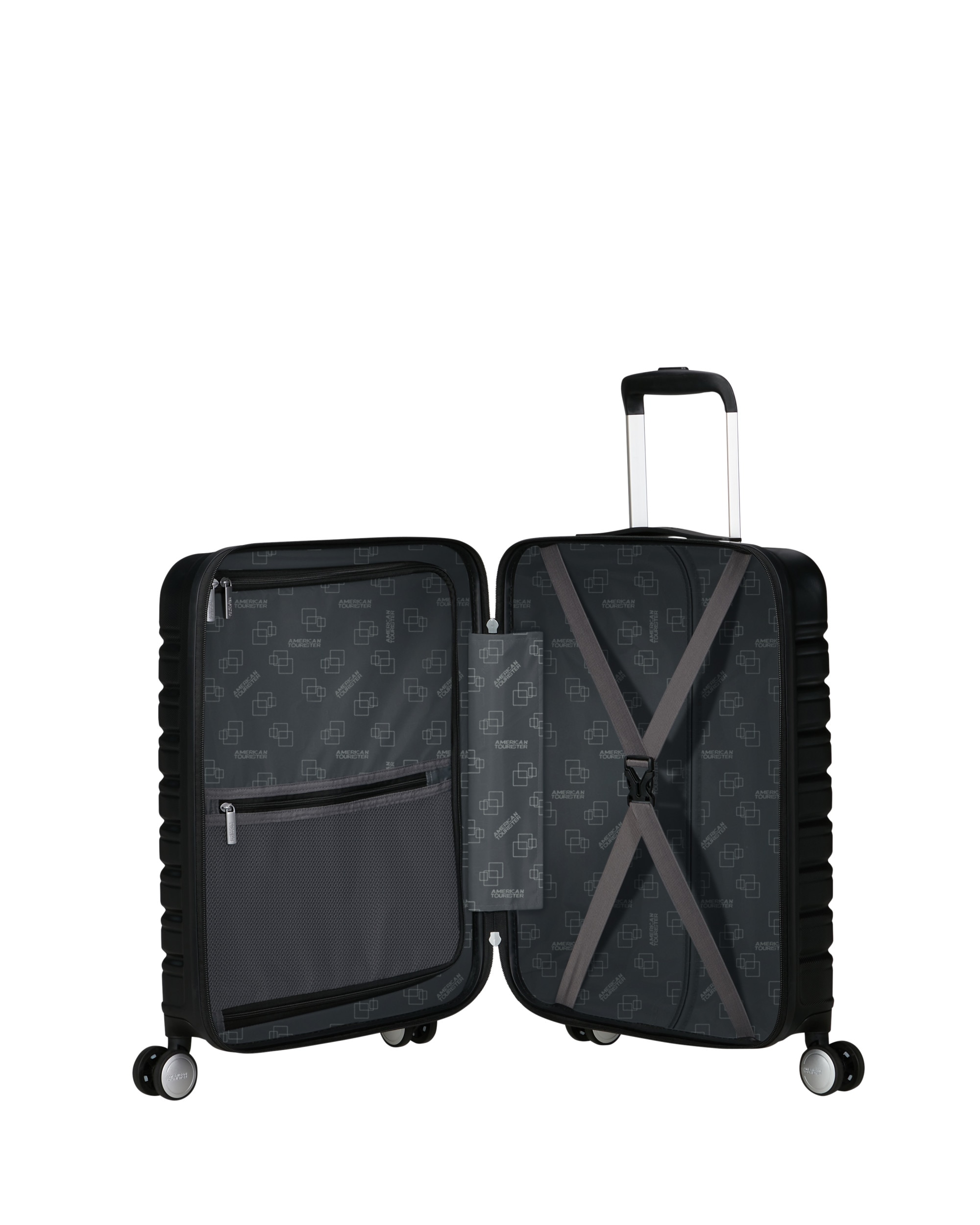 Maleta de cabina frontloader Flashline rígida con capacidad de 34 L - American Tourister - Negro Negro-3