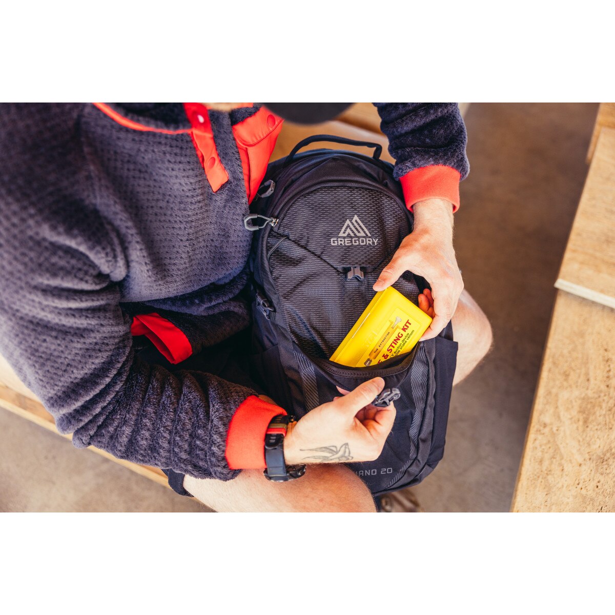 Mochila unisex de senderismo Nano 20 Gregory - Naranja Naranja-2