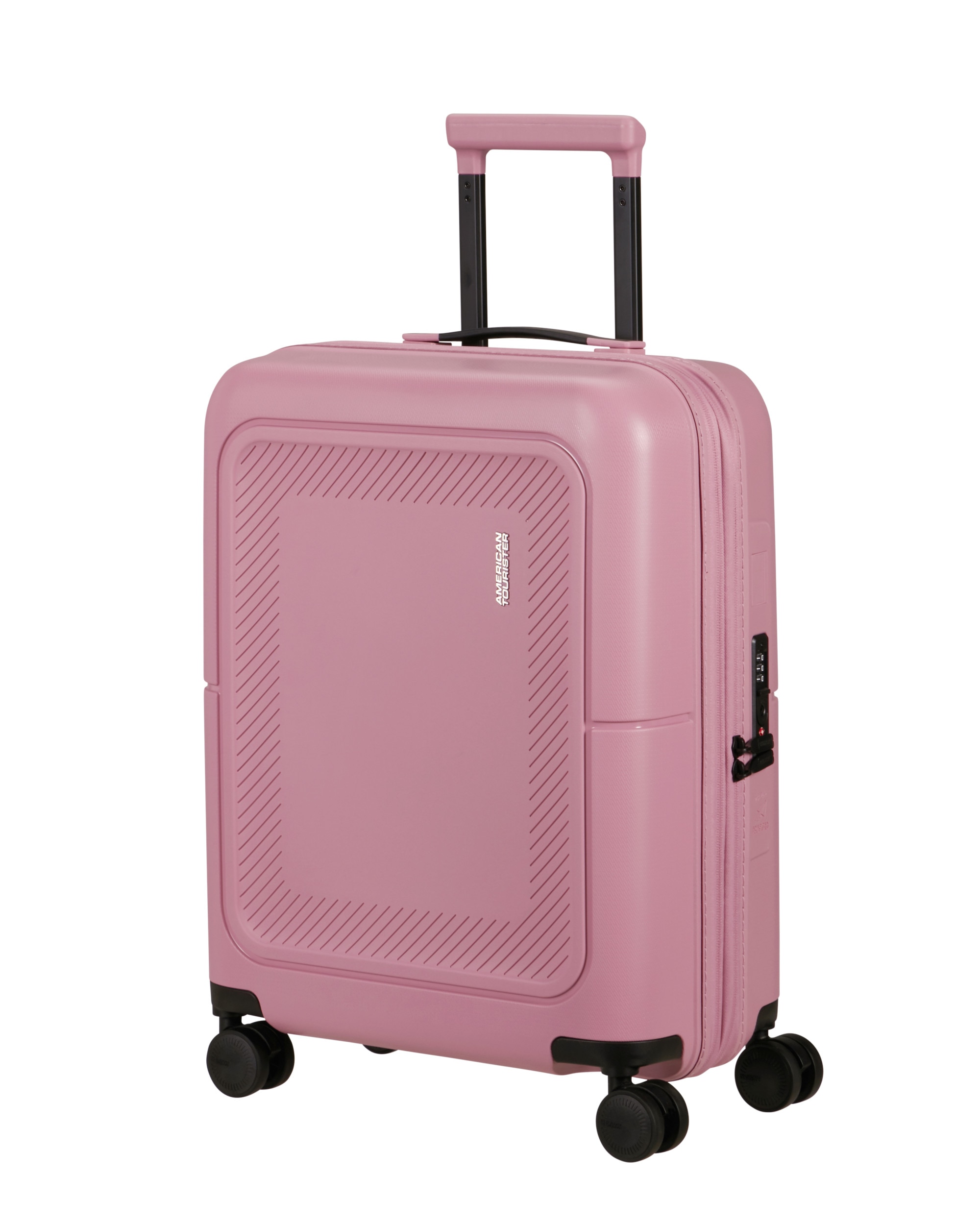 Maleta de cabina expandible Dashpop rígida con capacidad hasta 47 L - American Tourister - Rosa Rosa-1