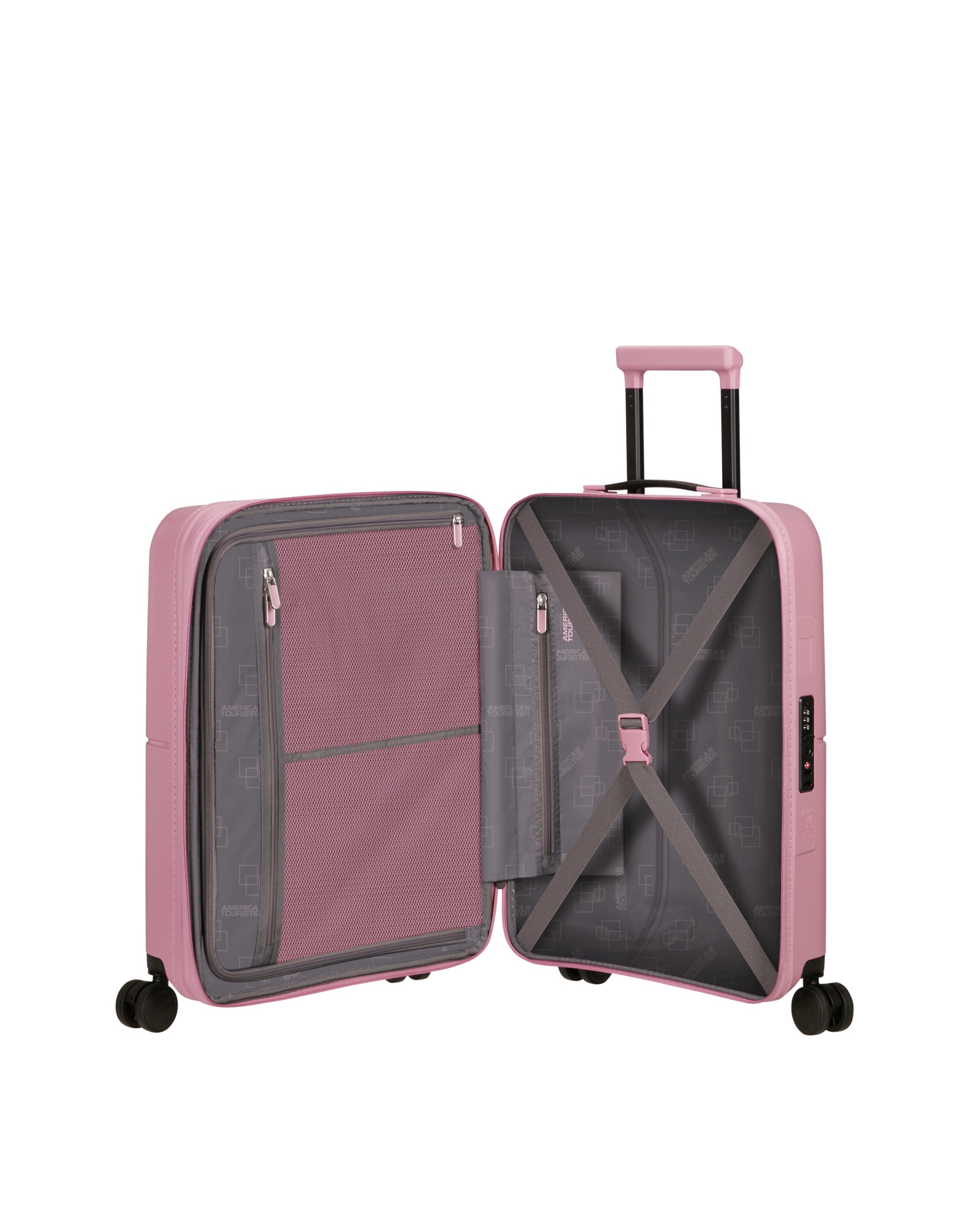 Maleta de cabina expandible Dashpop rígida con capacidad hasta 47 L - American Tourister - Rosa Rosa-3