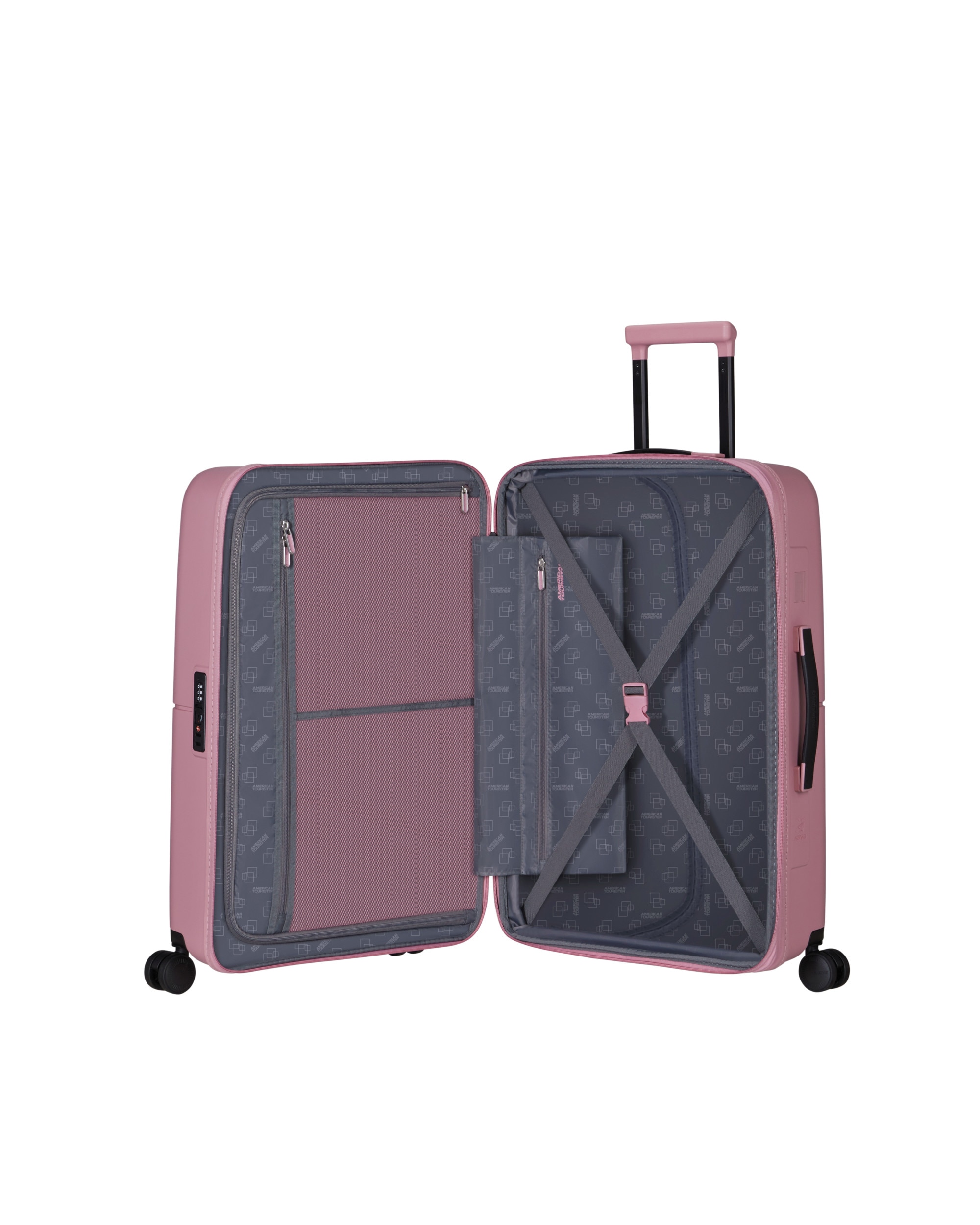 Maleta mediana expandible Dashpop rígida con capacidad hasta 84 L - American Tourister - Rosa Rosa-3