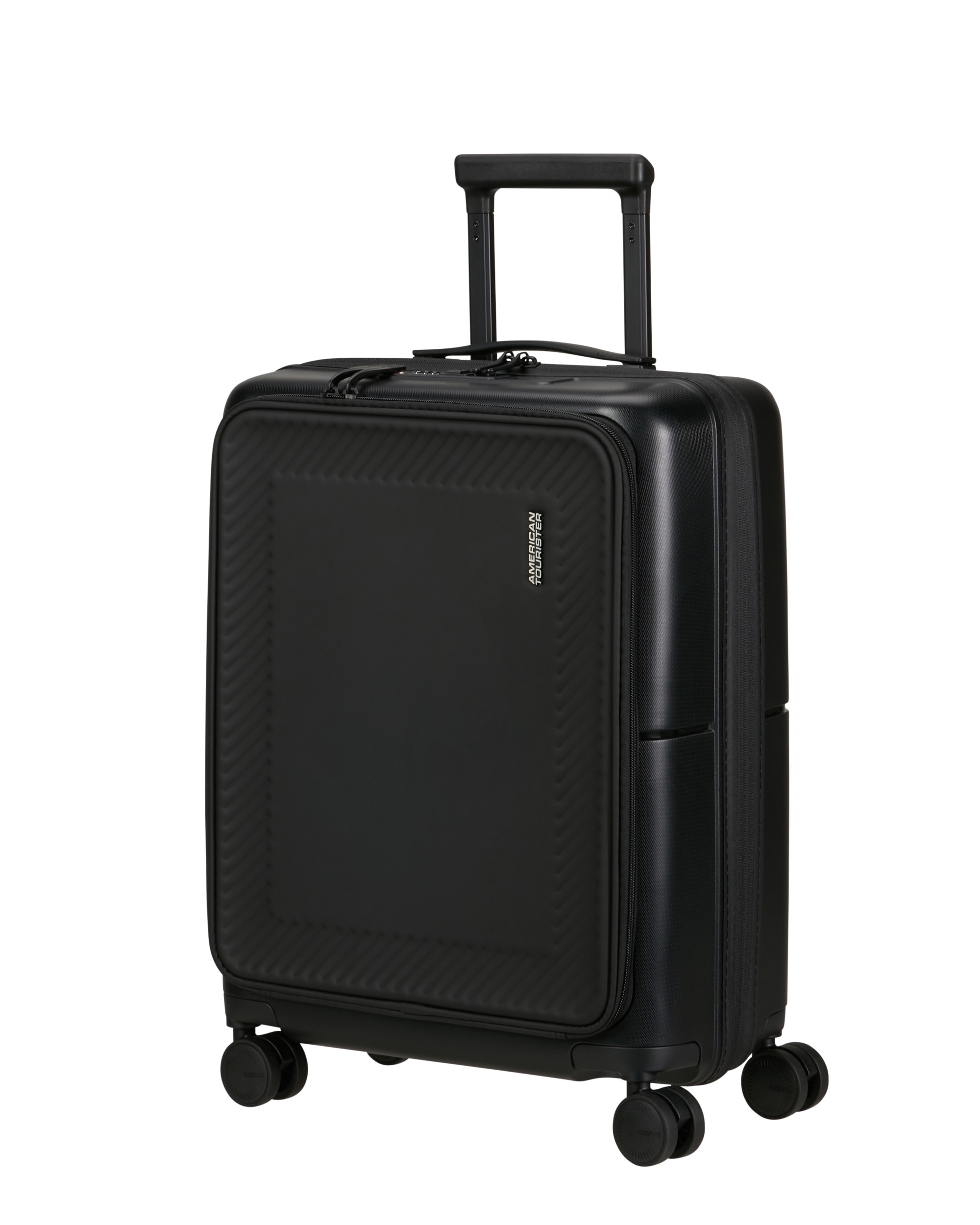 Maleta de cabina expandible frontloader Dashpop rígida con capacidad hasta 48 L - American Tourister - Negro Negro-1