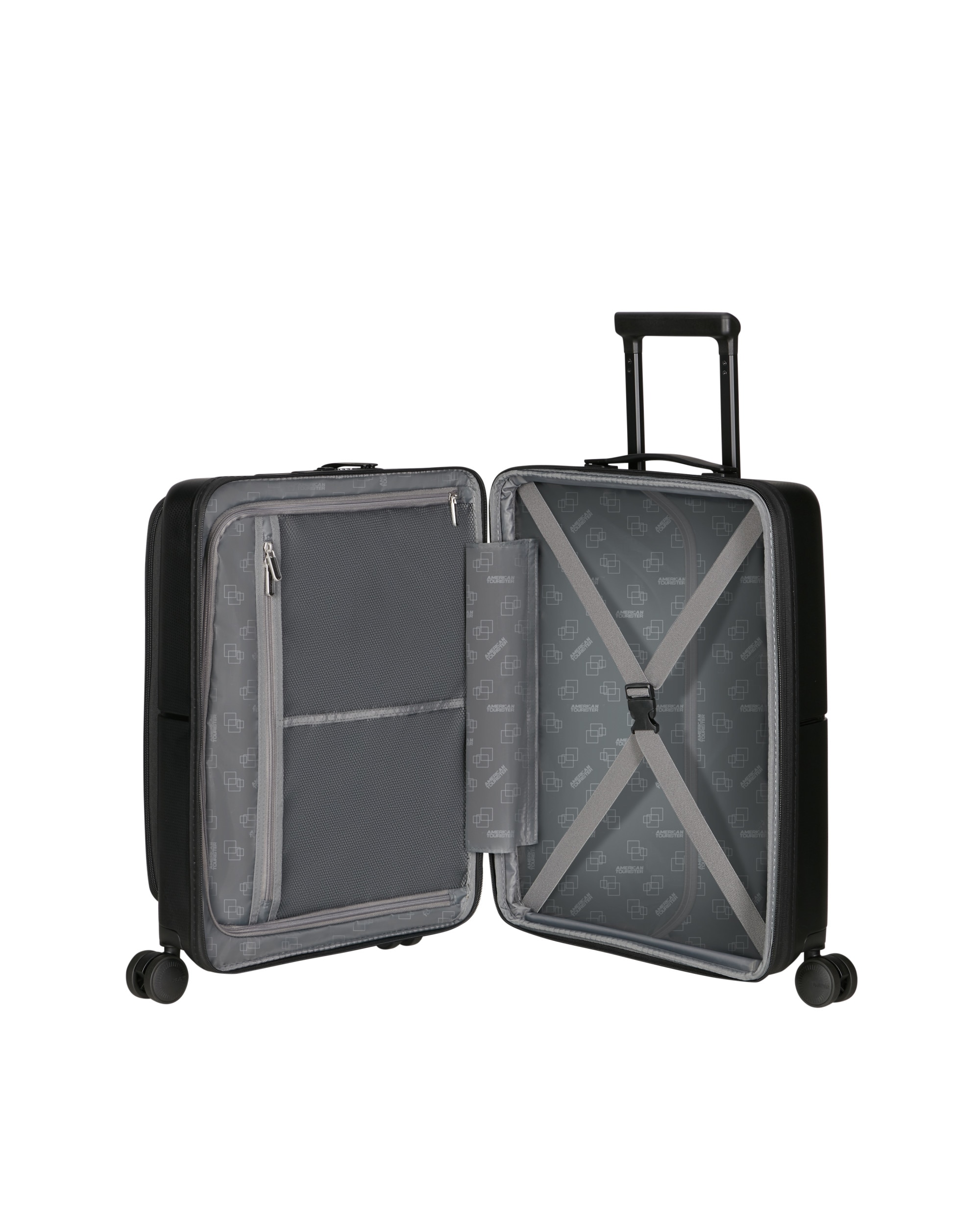 Maleta de cabina expandible frontloader Dashpop rígida con capacidad hasta 48 L - American Tourister - Negro Negro-3