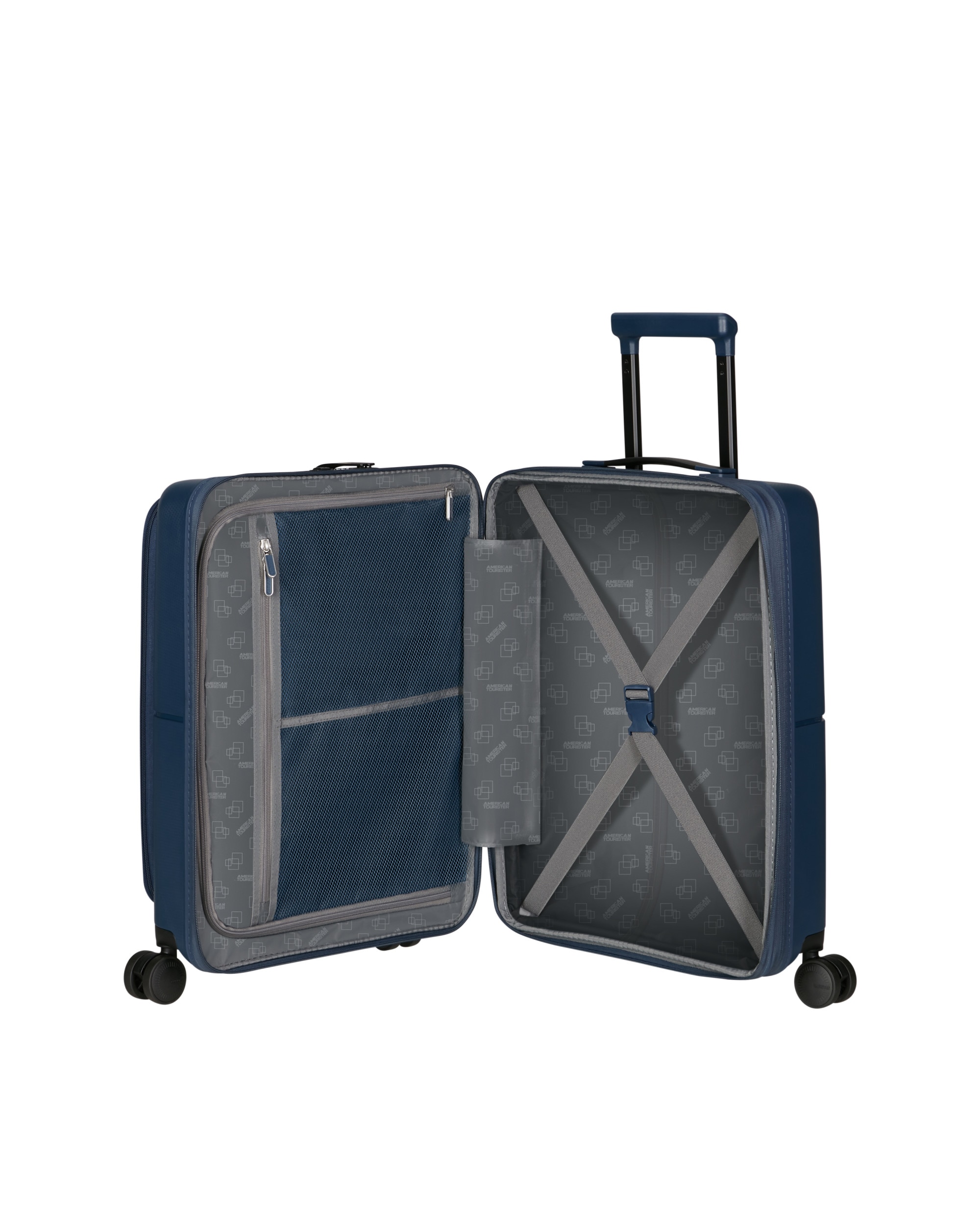 Maleta de cabina expandible frontloader Dashpop rígida con capacidad hasta 48 L - American Tourister - Azul índigo Azul índigo-3