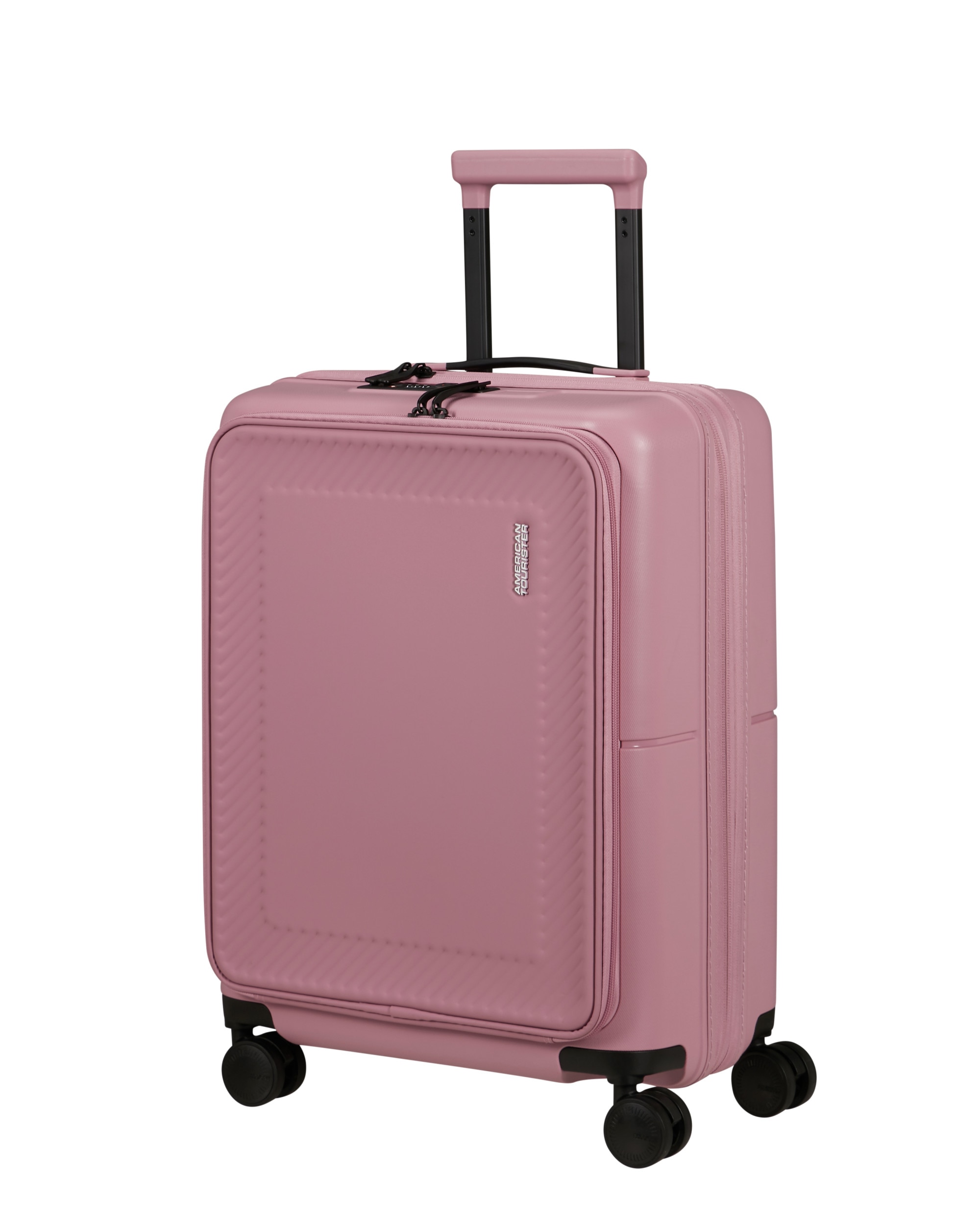 Maleta de cabina expandible frontloader Dashpop rígida con capacidad hasta 48 L - American Tourister - Salmón Salmón-1