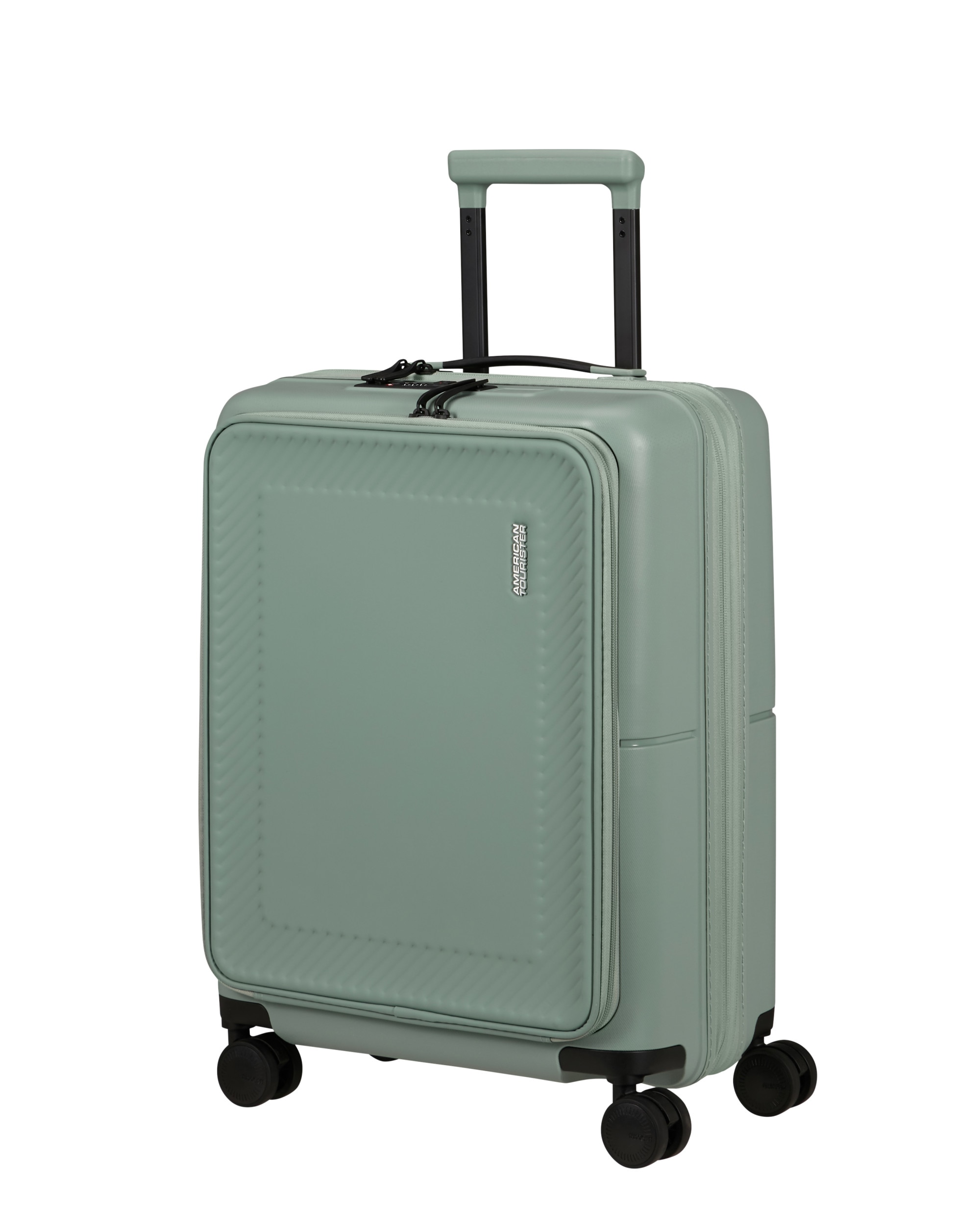 Maleta de cabina expandible frontloader Dashpop rígida con capacidad hasta 48 L - American Tourister - Kaki Kaki-1