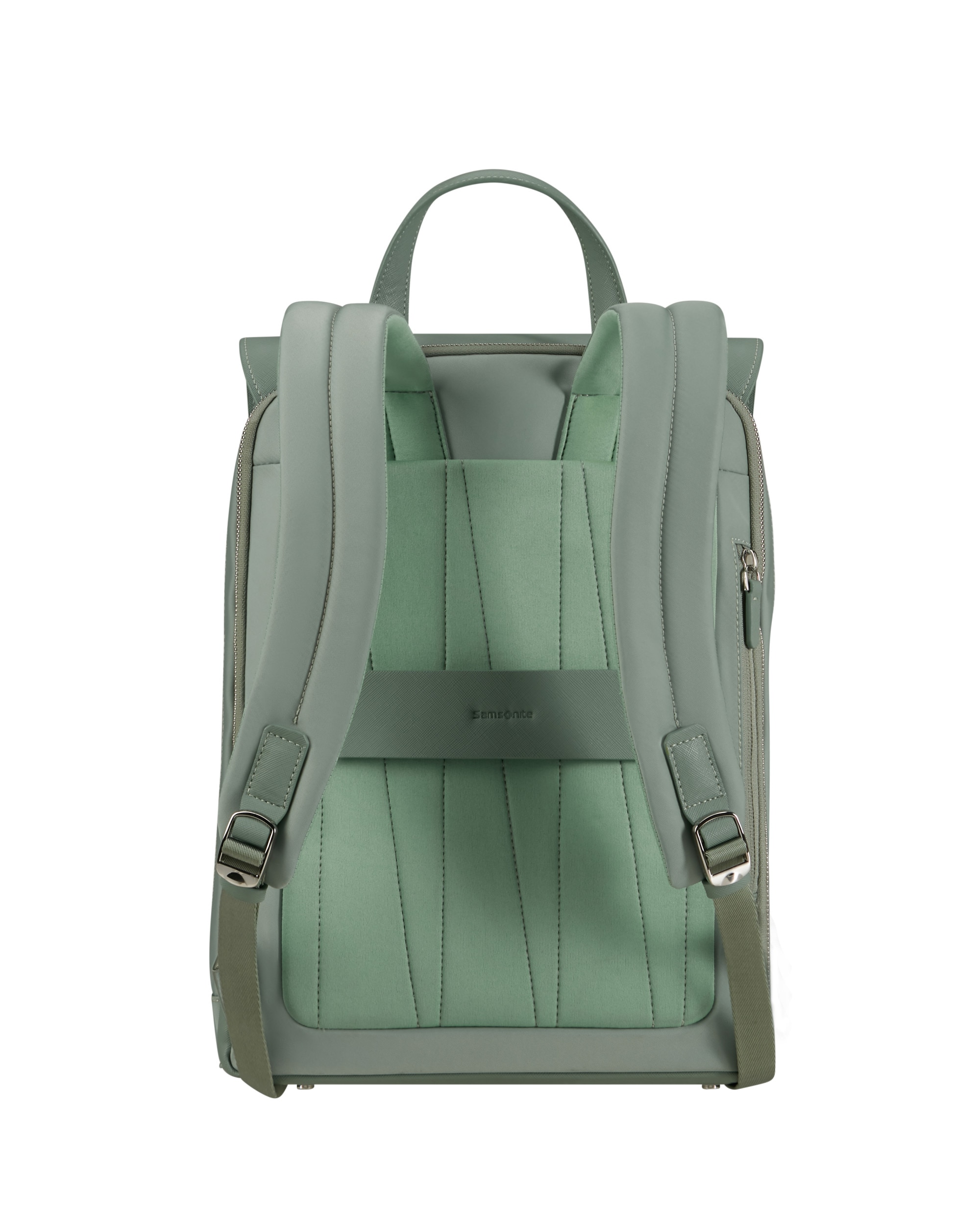 Mochila con solapa para portátil de 14,1'' de mujer zalia 30 de material reciclado - Samsonite - Verde Agua Verde Agua-3
