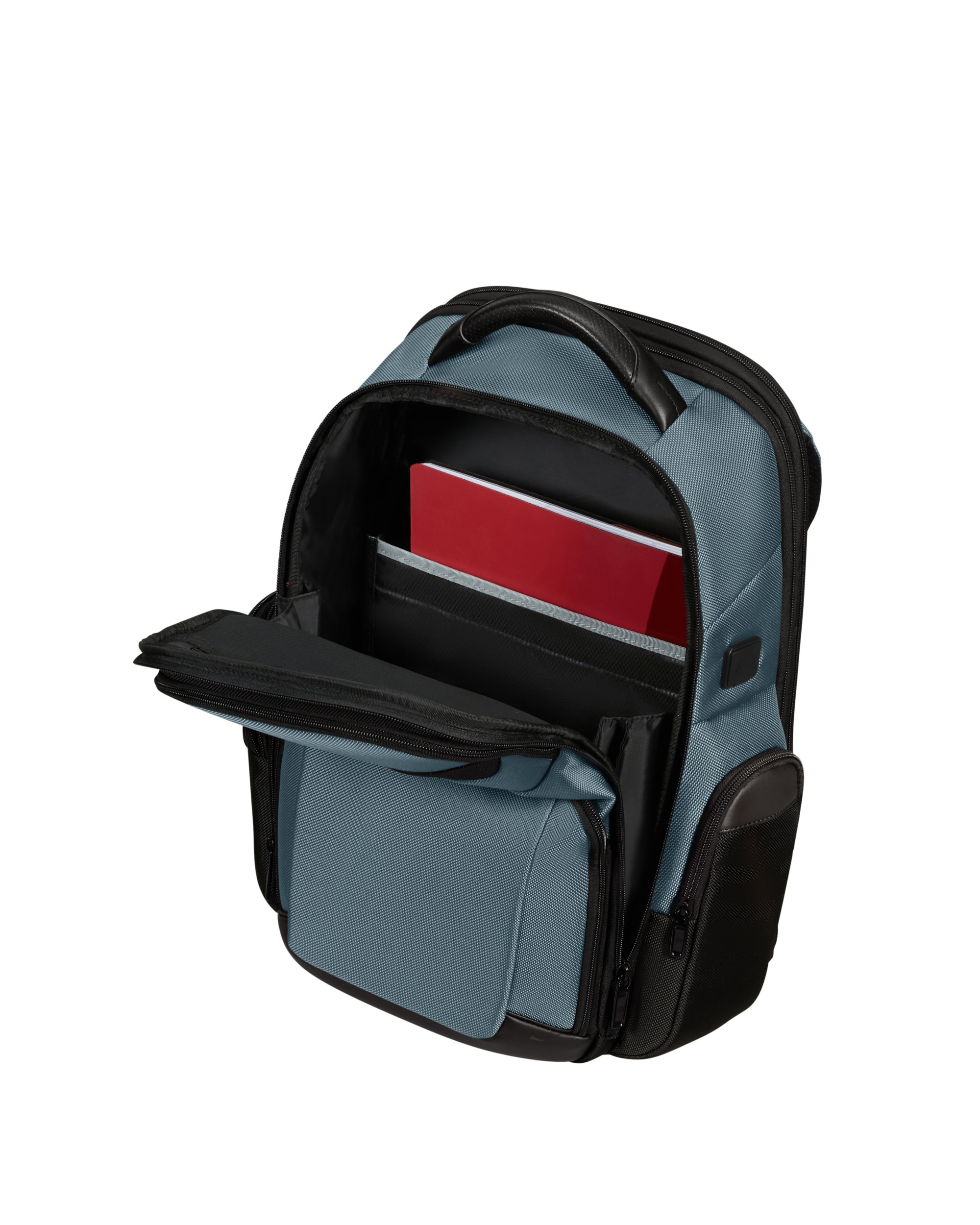 Mochila para portátil 156'' expandible pro-dlx 6 blanda con capacidad hasta 26 l - Samsonite - Azul claro Azul claro-3