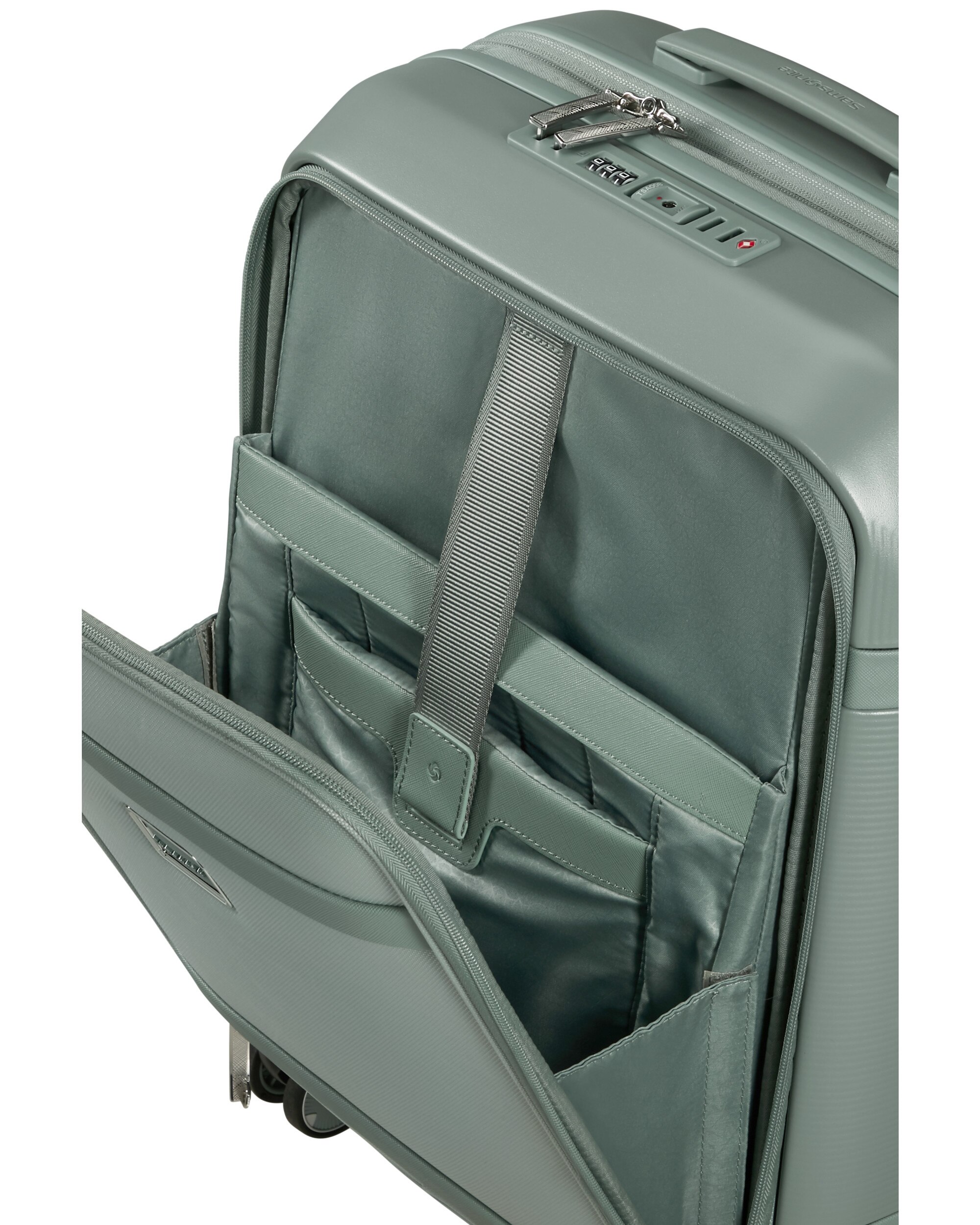 Maleta de cabina expandible Image rígida con capacidad hasta 47 litros - Samsonite - Verde Agua Verde Agua-3