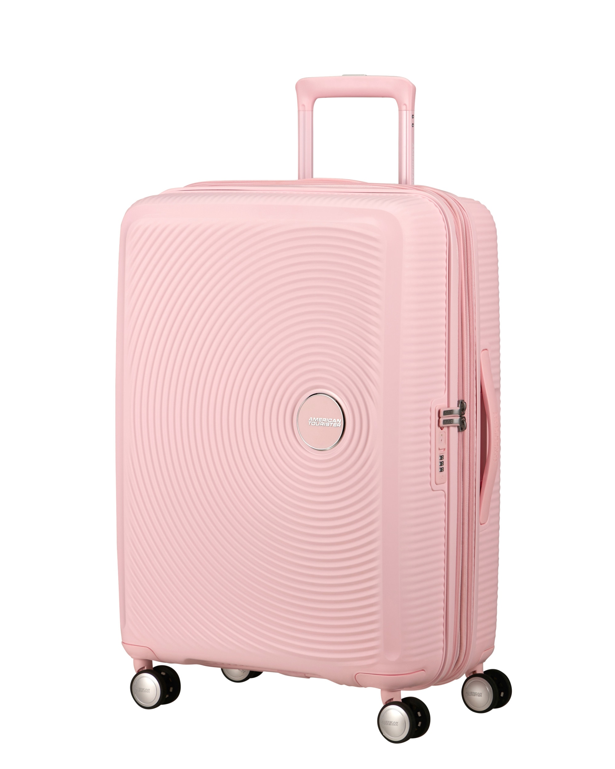 Maleta mediana Soundbox Spinner 67/24 Tsa Exp rígida con capacidad de 81 L - American Tourister - Rosa Rosa-1