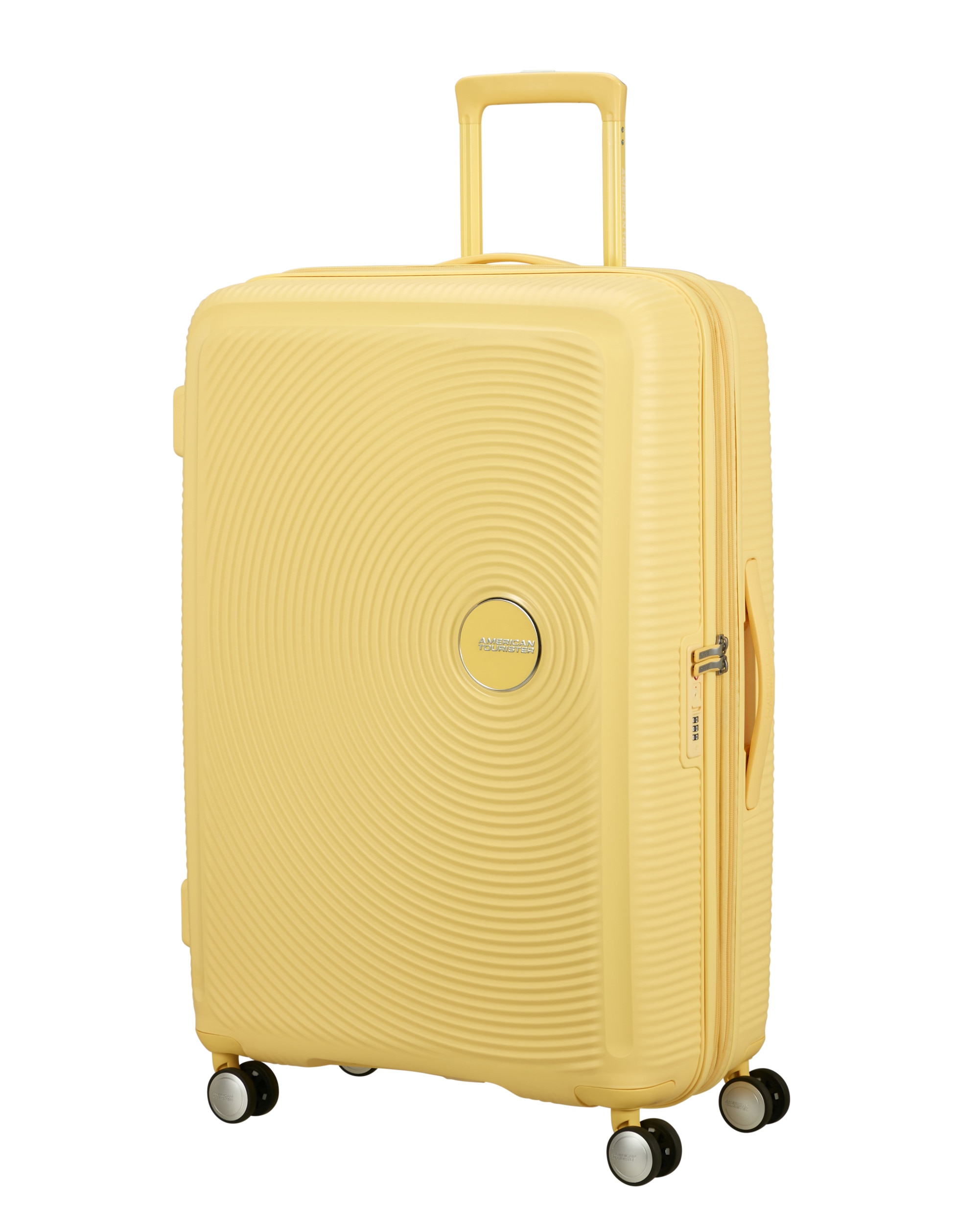 Maleta grande expandible SOUNDBOX rígida negra, con capacidad hasta 110L - American Tourister - Amarillo Amarillo-1
