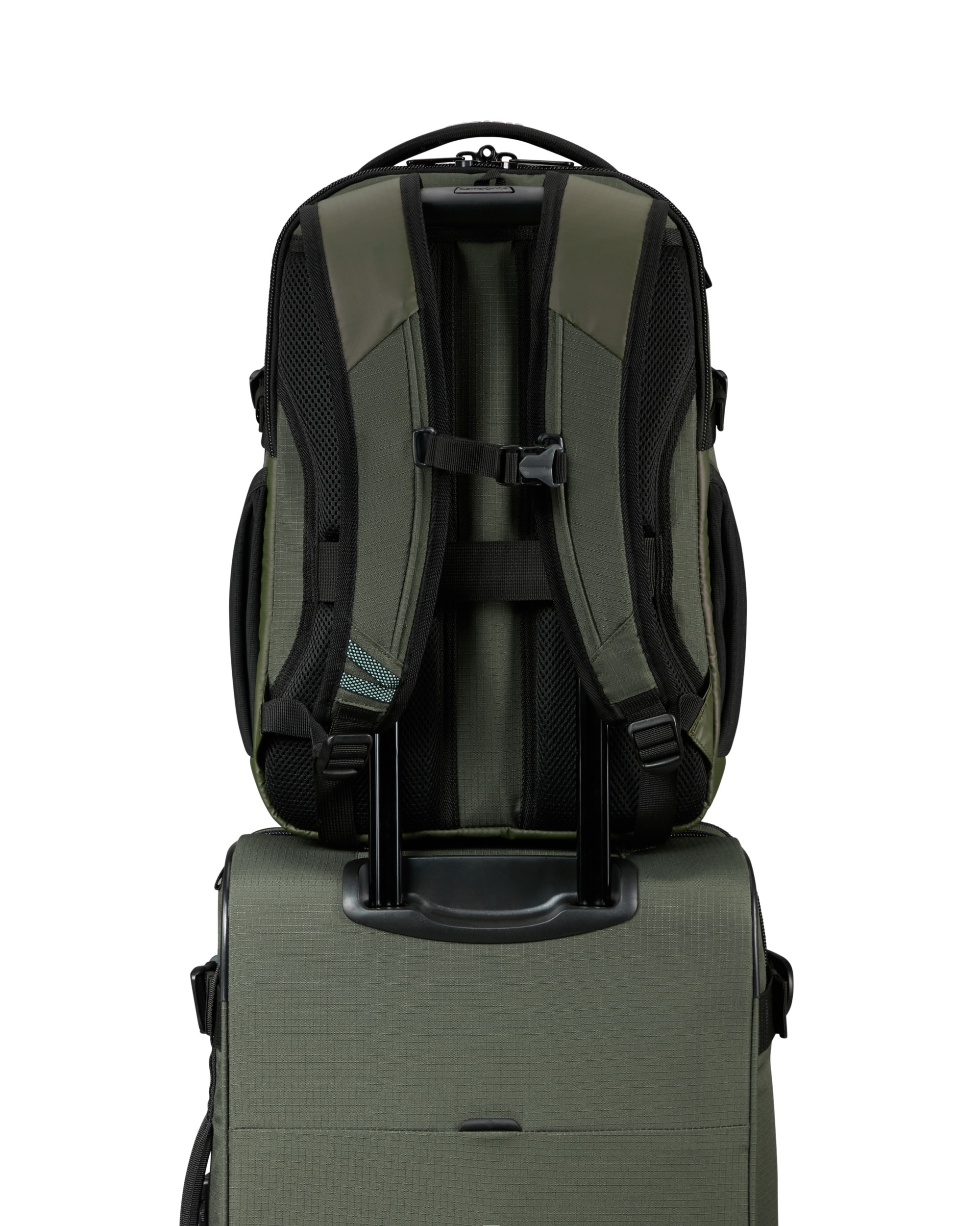 Mochila M Roadseeker blanda con capacidad de 28 litros - Samsonite - Verde militar Verde militar-4