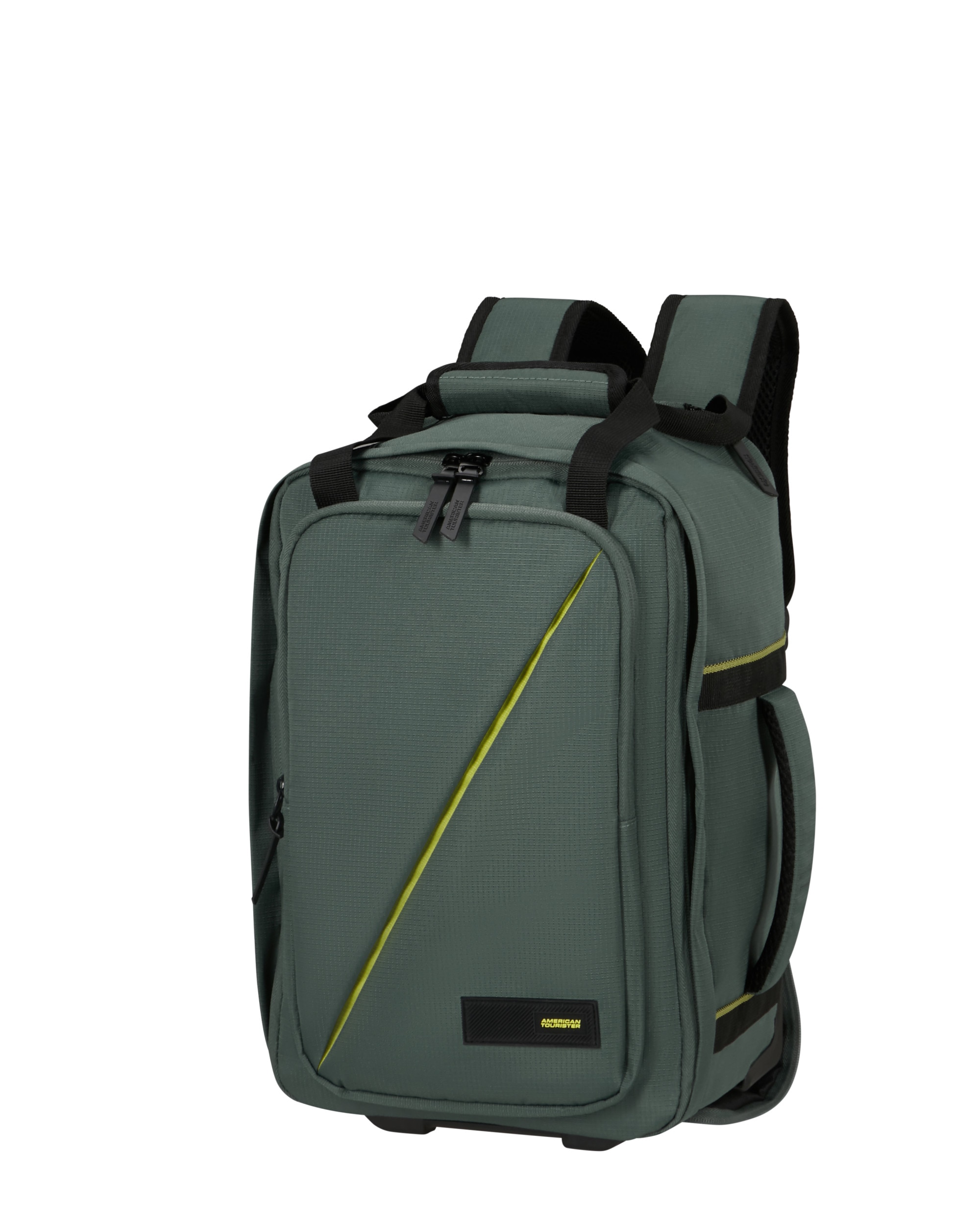 Mochila con ruedas Take2cabin S con capacidad de 20 litros - American Tourister - Verde militar Verde militar-1