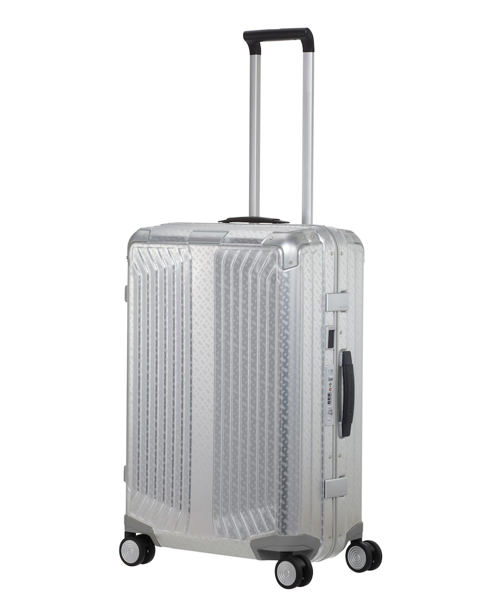 Maleta mediana Boss | Lite-Box Alu Spinner 69/25 rígida con capacidad de 71 L Plata-4