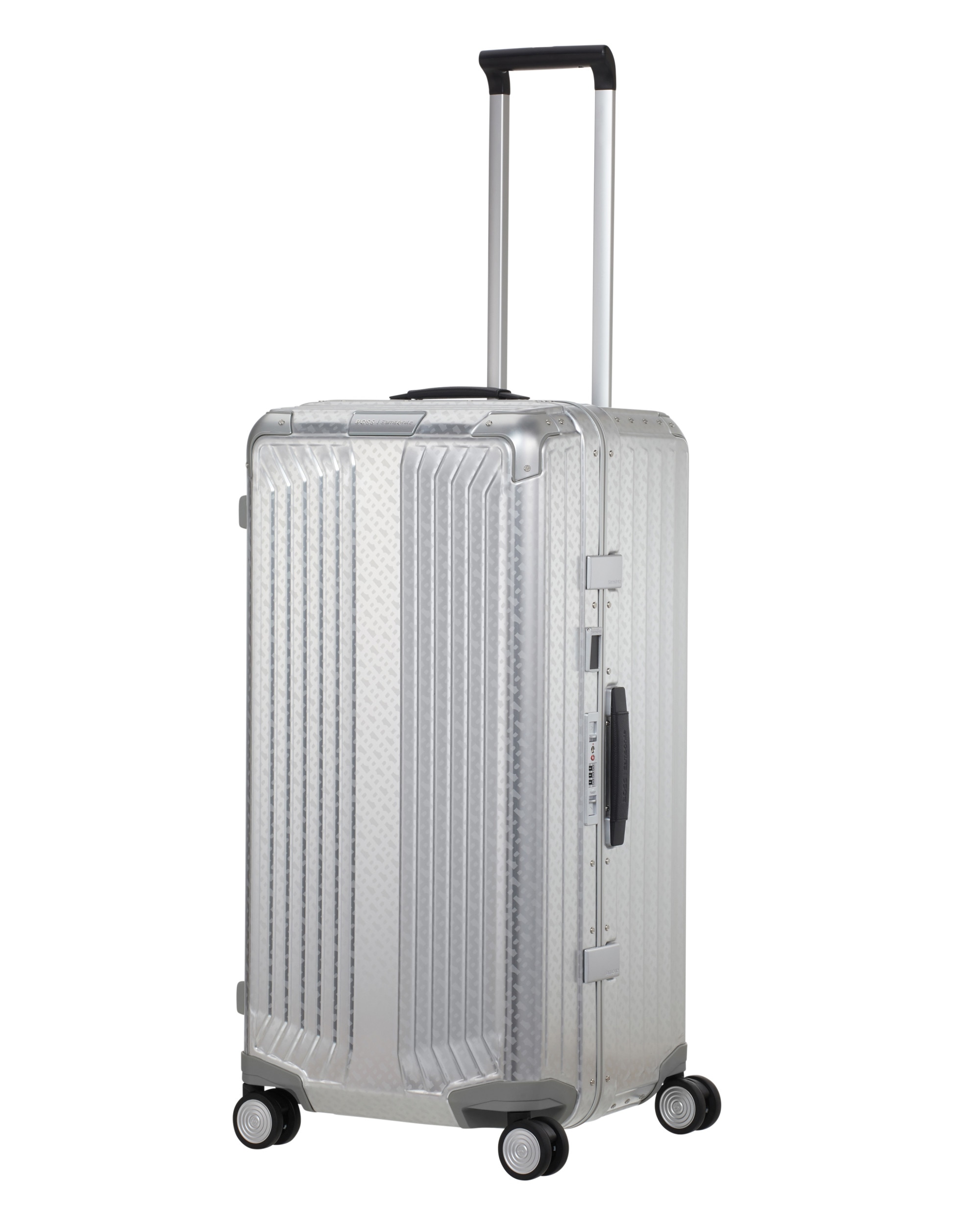 Maleta extragrande Boss | Lite-Box Alu 80/30 rígida con capacidad de 106 L - Samsonite - Plata Plata-6