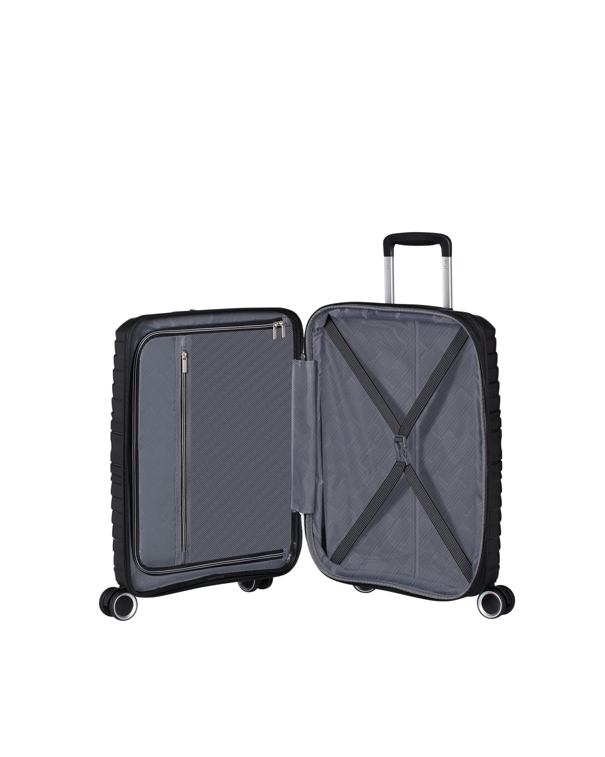 Maleta de cabina expandible Flytwist rígida con capacidad hasta 44 litros - American Tourister - Negro Negro-3