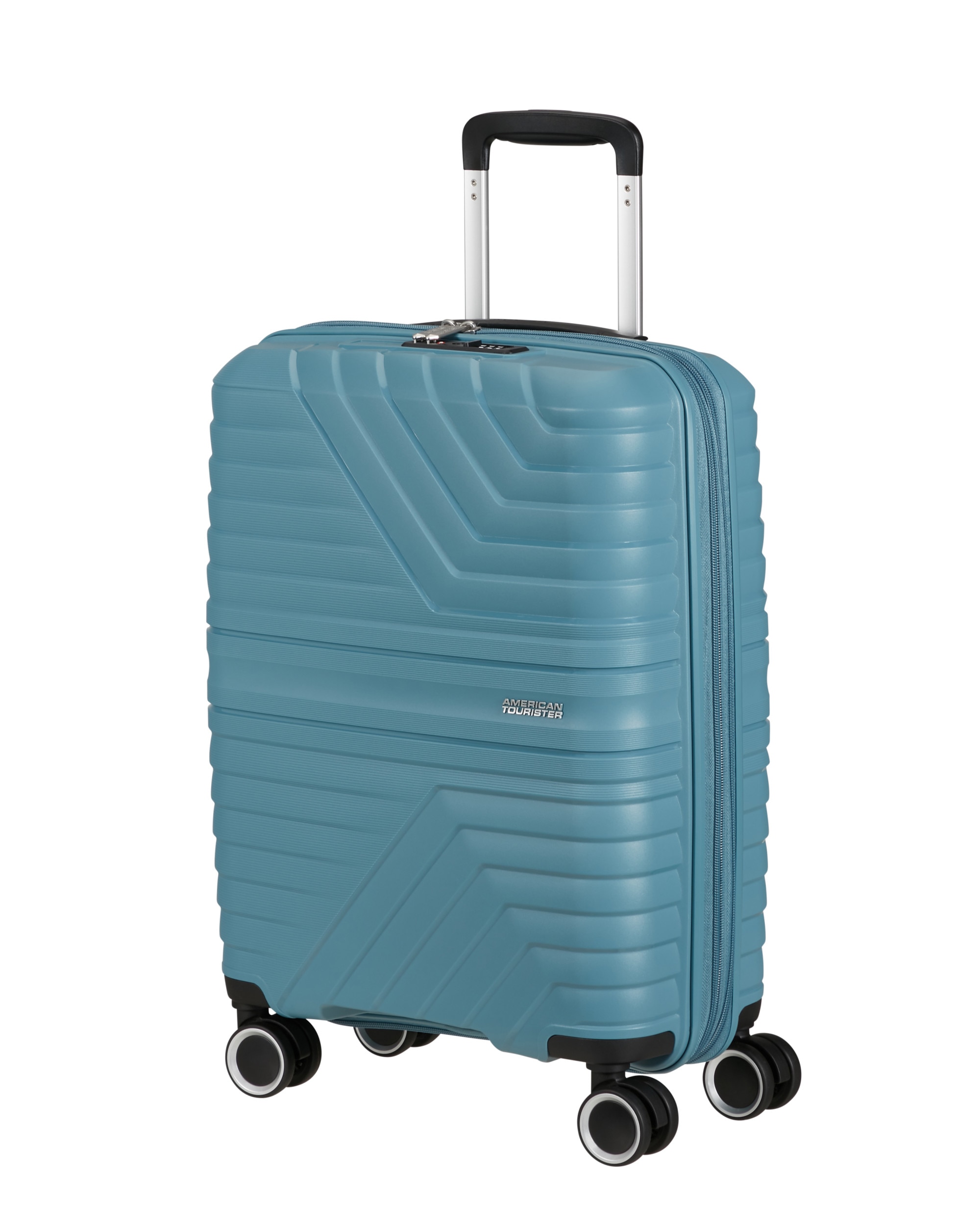 Maleta de cabina expandible Flytwist rígida con capacidad hasta 44 litros - American Tourister - Azul claro Azul claro-1