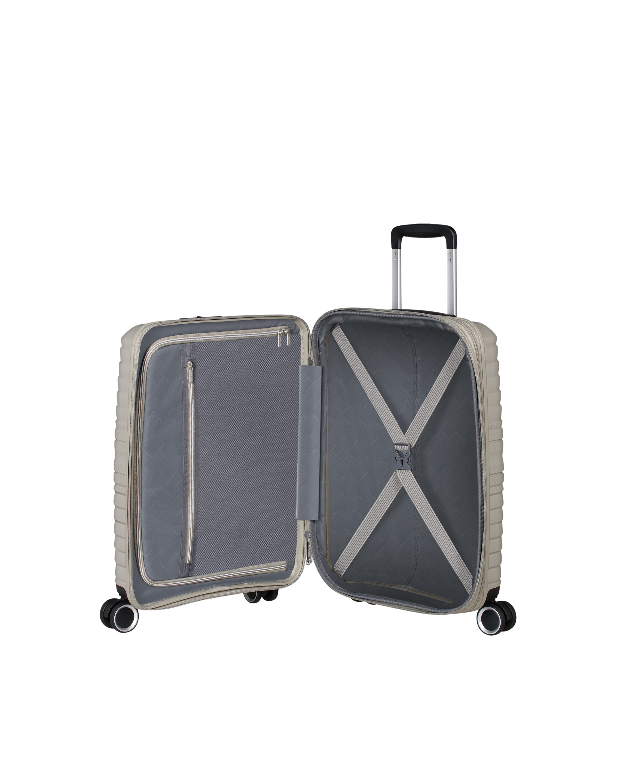 Maleta de cabina expandible Flytwist rígida con capacidad hasta 44 litros - American Tourister - Beige Beige-3