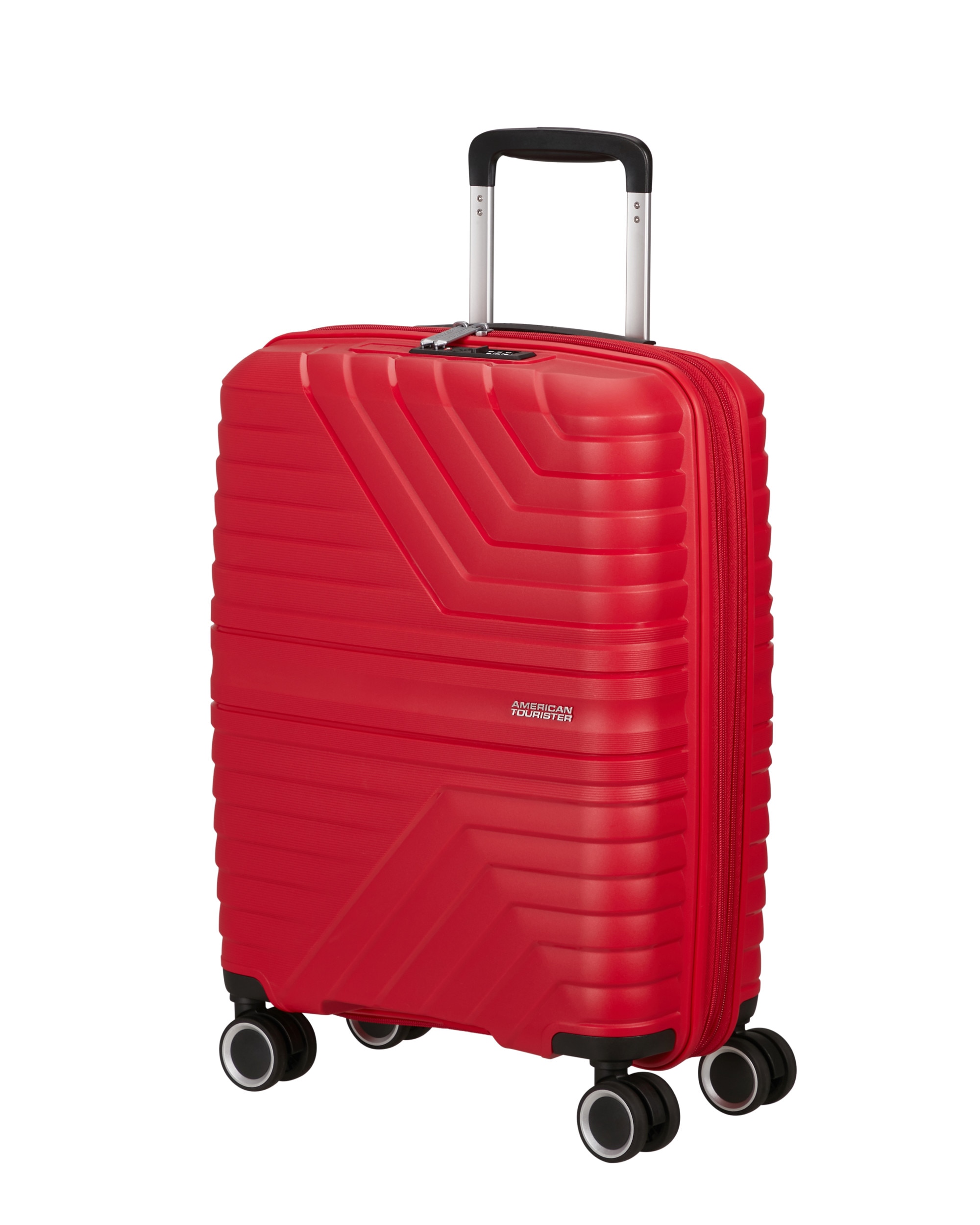 Imagen 0 de Maleta de cabina expandible Flytwist rígida con capacidad hasta 44 litros Rojo