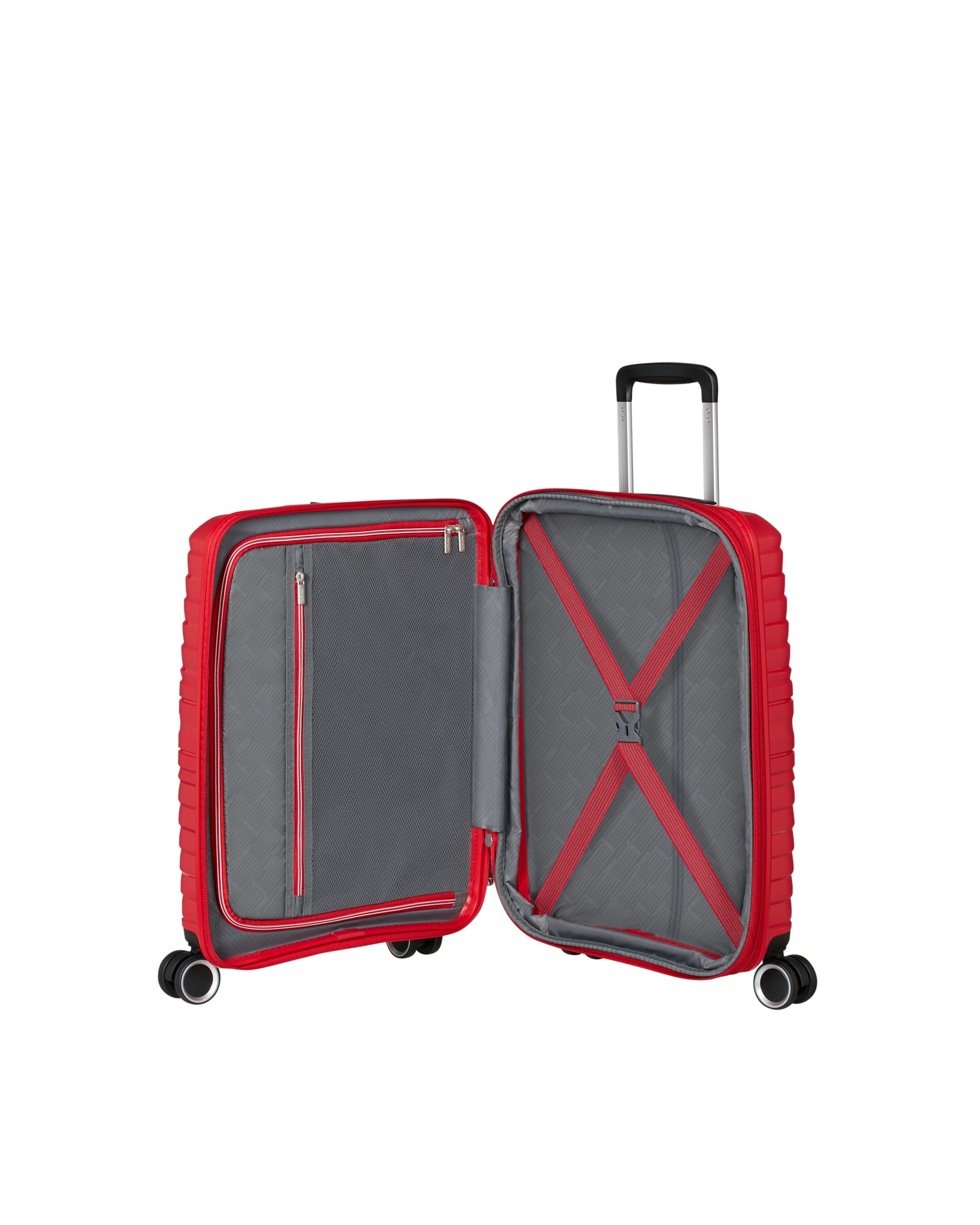 Maleta de cabina expandible Flytwist rígida con capacidad hasta 44 litros - American Tourister - Rojo Rojo-3