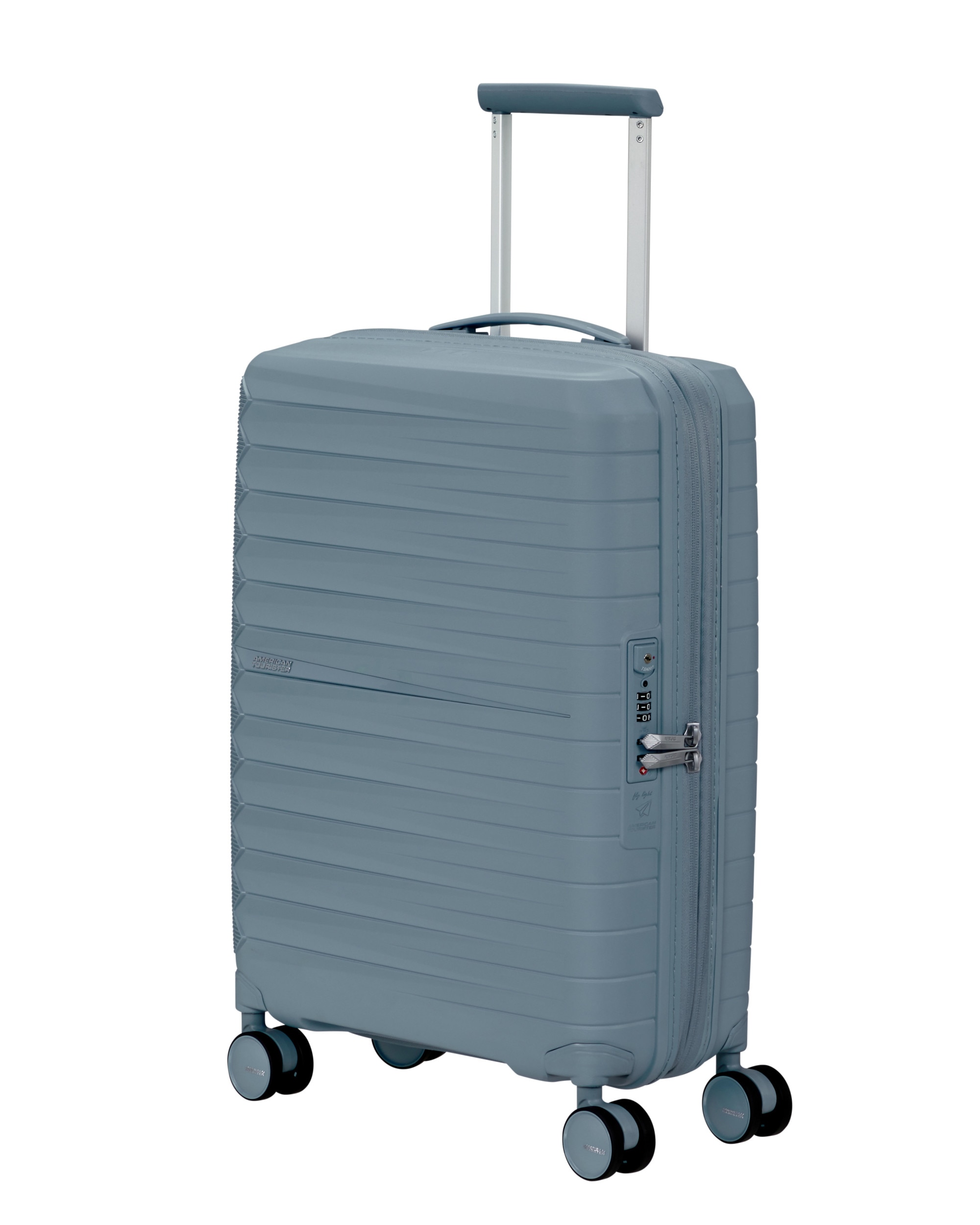 Maleta de cabina expandible FastForward rígida con capacidad hasta 44 litros - American Tourister - Azul claro Azul claro-1