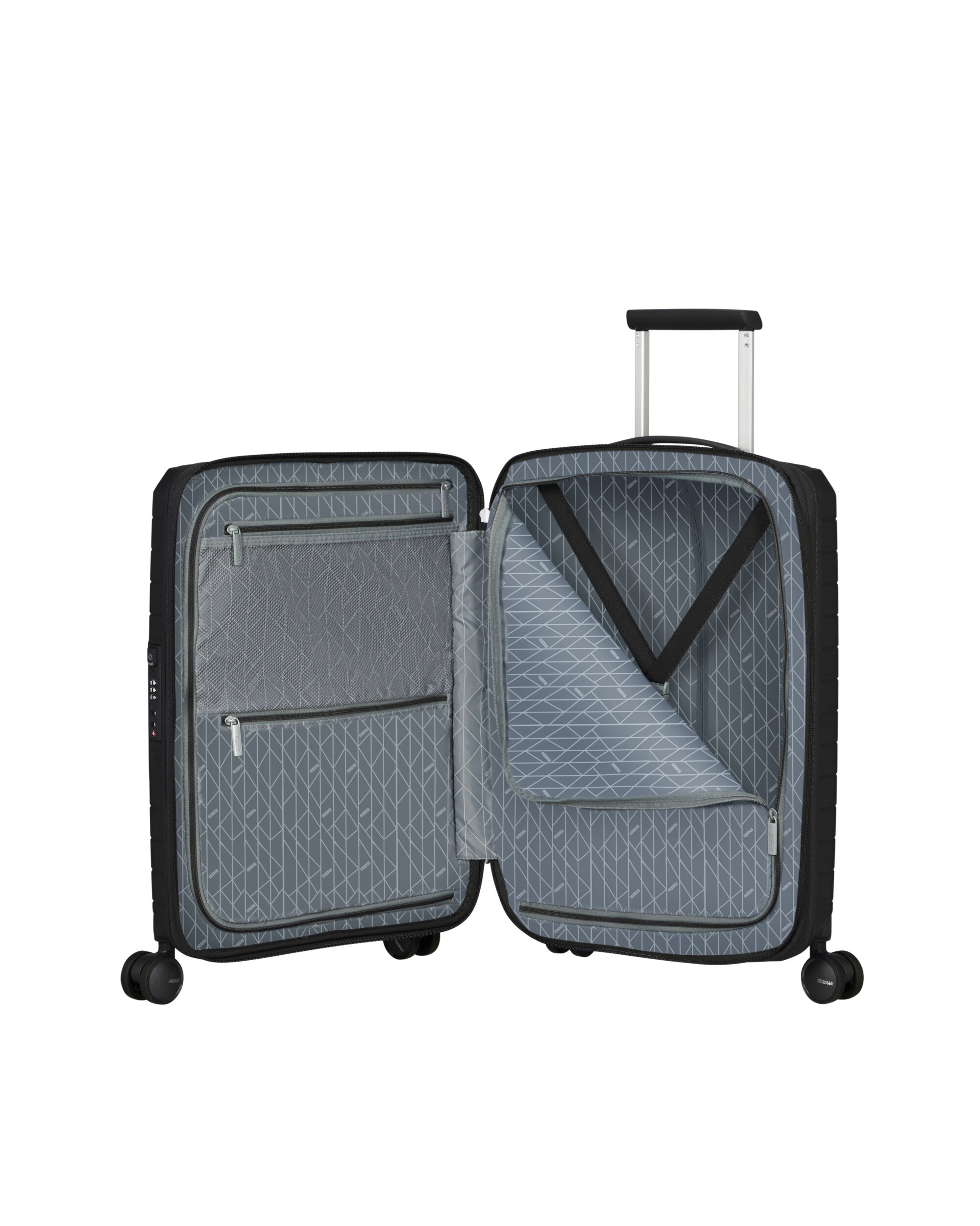 Maleta de cabina expandible FastForward rígida con capacidad hasta 44 litros - American Tourister - Negro Negro-3