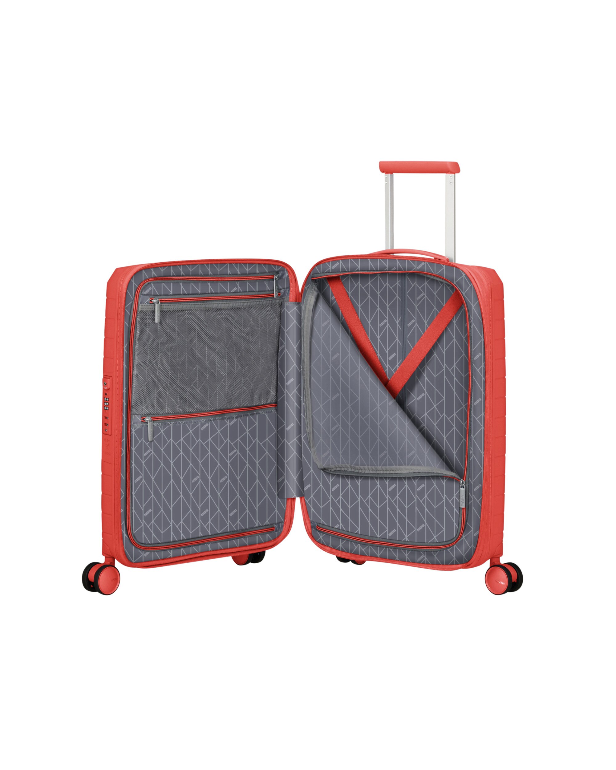 Maleta de cabina expandible FastForward rígida con capacidad hasta 44 litros - American Tourister - Coral Coral-3