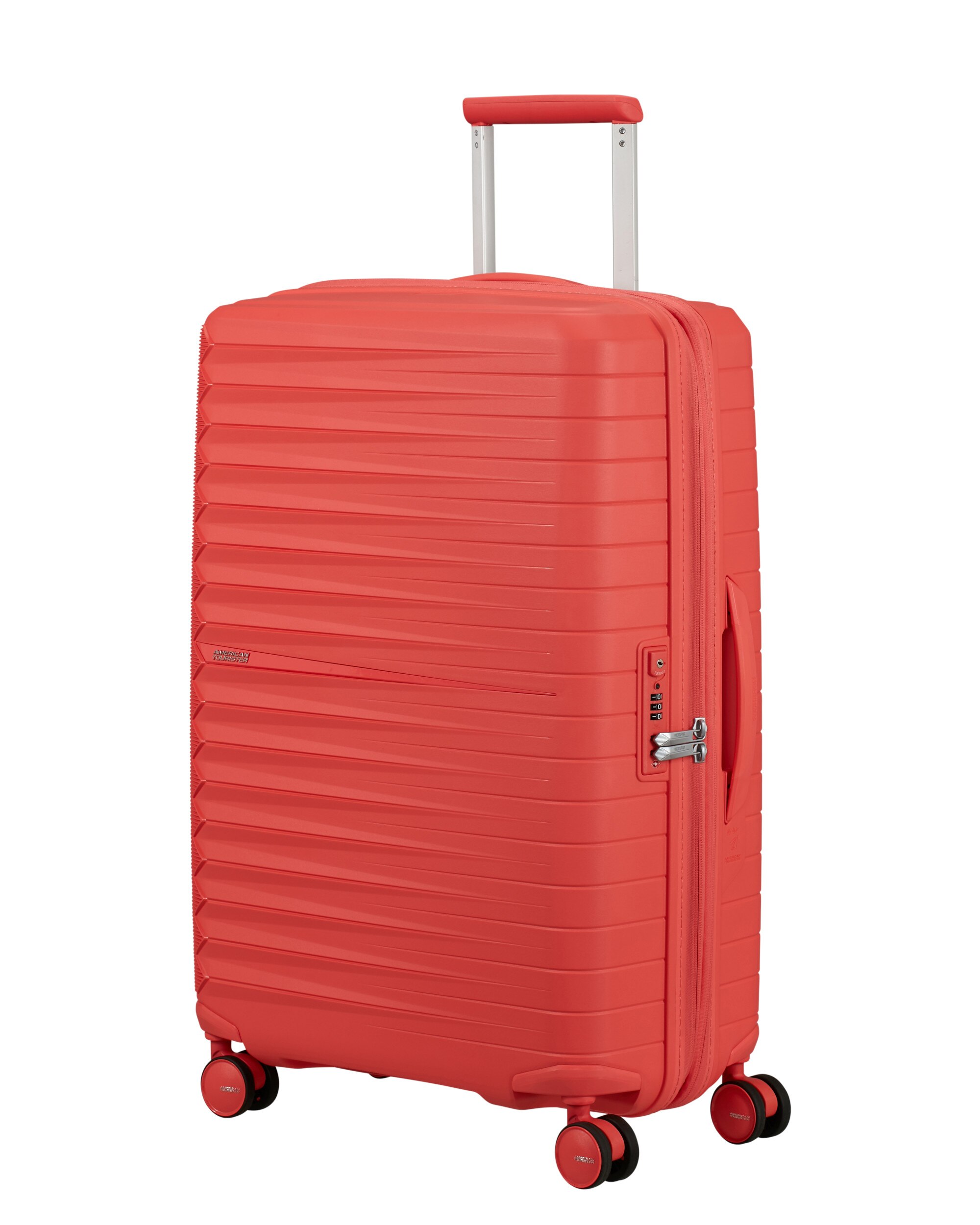 Maleta mediana expandible FastForward rígida con capacidad hasta 77 litros - American Tourister - Coral Coral-1