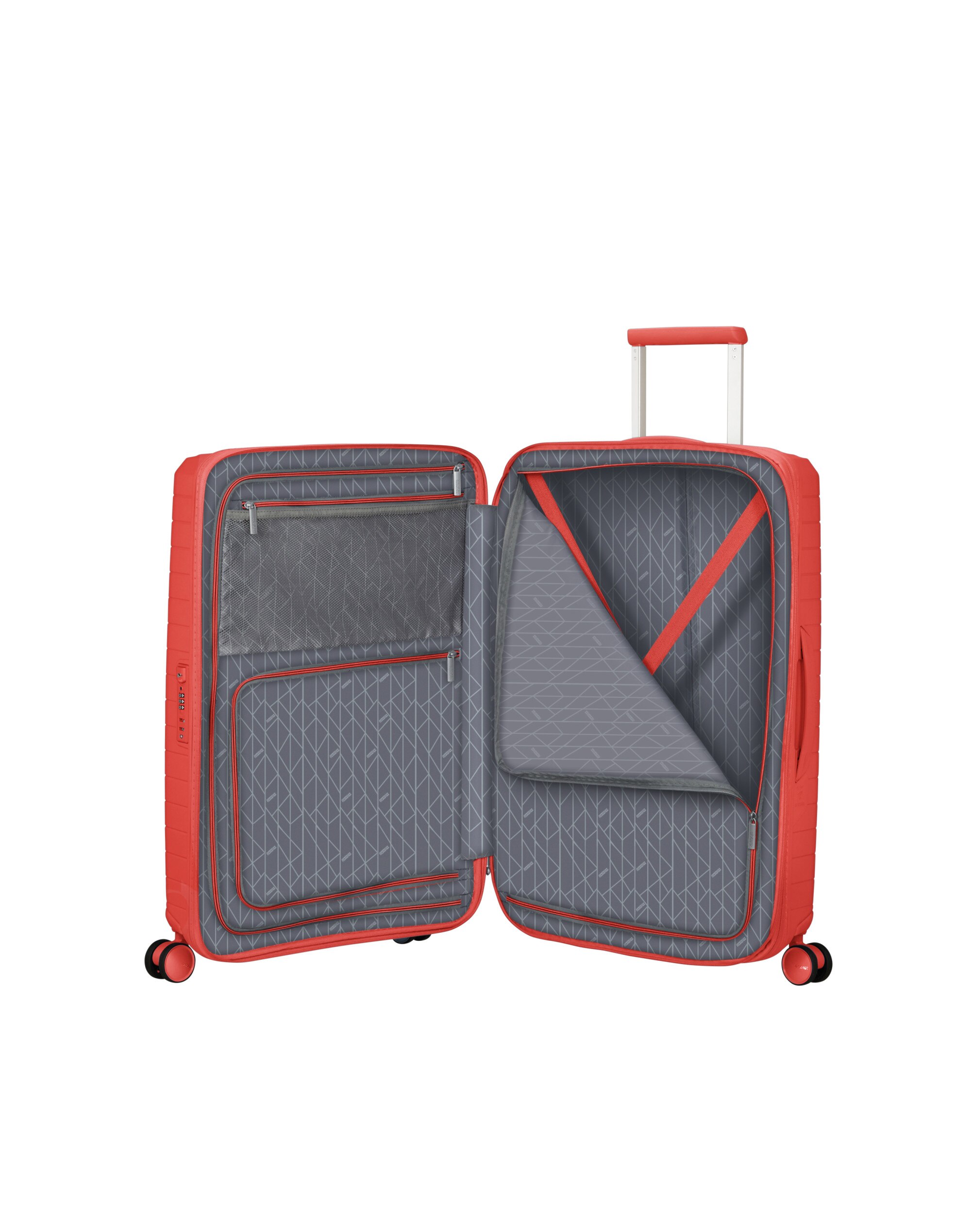Maleta mediana expandible FastForward rígida con capacidad hasta 77 litros - American Tourister - Coral Coral-3