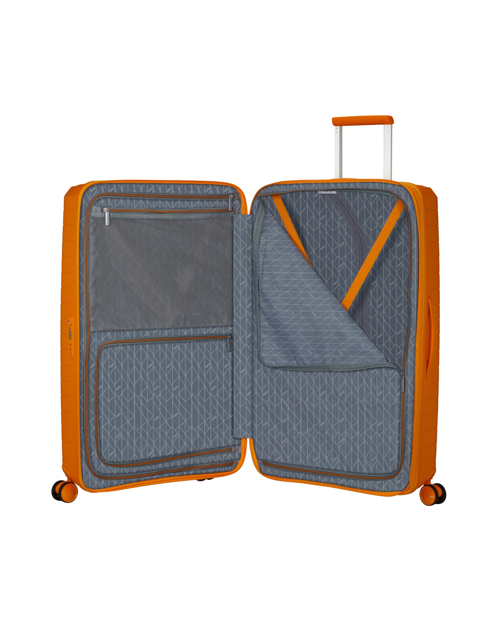 Maleta grande expandible fastforward rígida con capacidad hasta 118 litros - American Tourister - Naranja Naranja-3