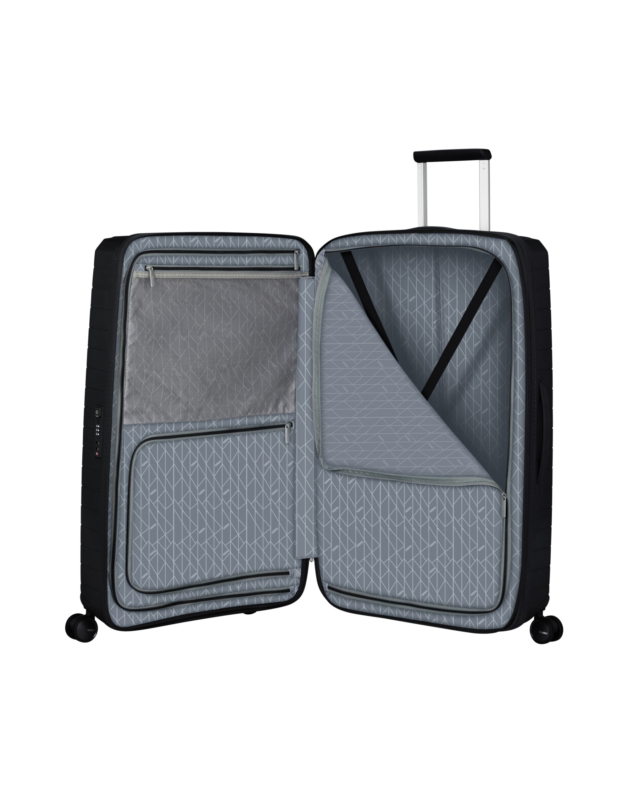 Maleta grande expandible fastforward rígida con capacidad hasta 118 litros - American Tourister - Negro Negro-3