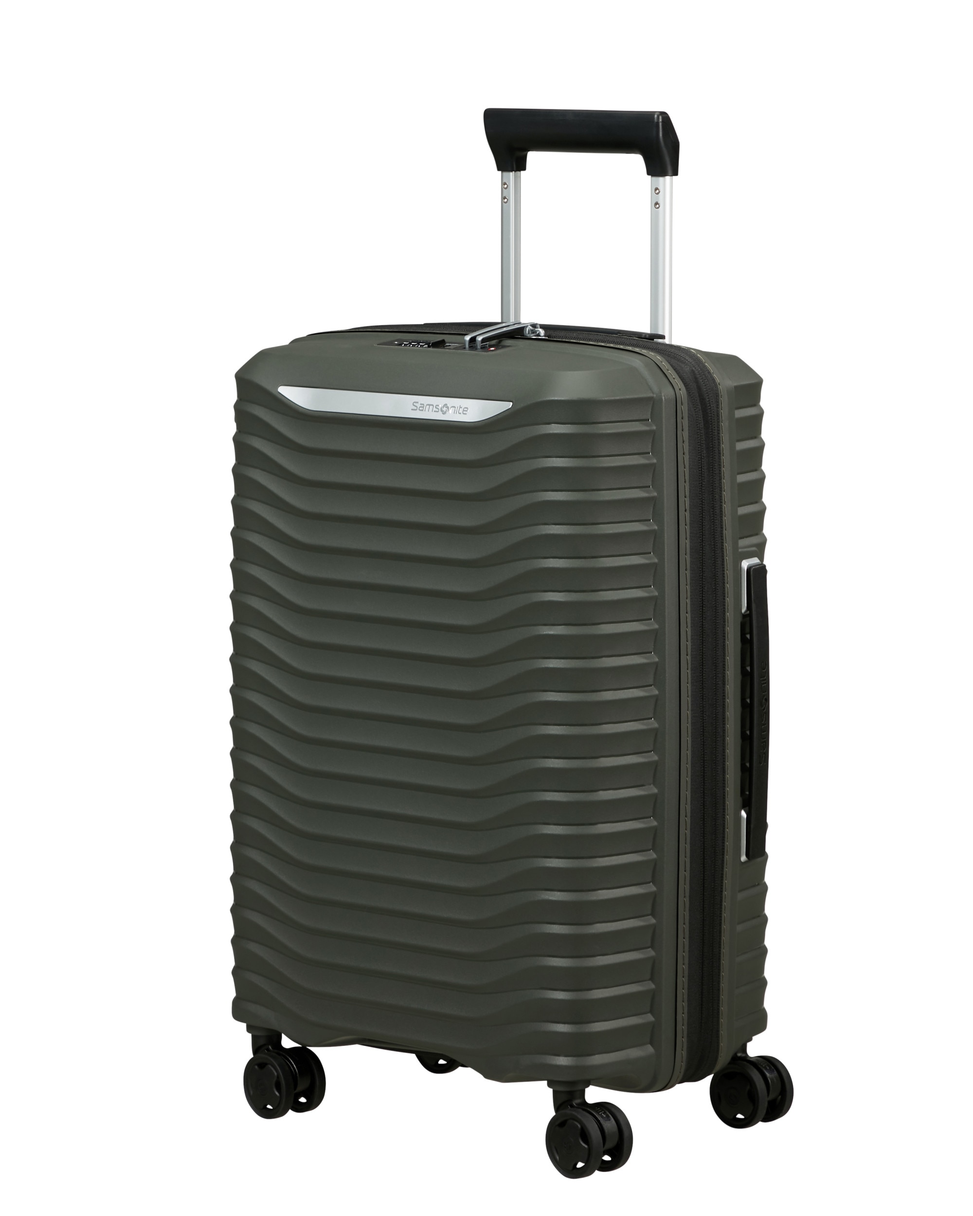Imagen 0 de Maleta de cabina expandible Upscape rígida con capacidad hasta 45 L Verde militar