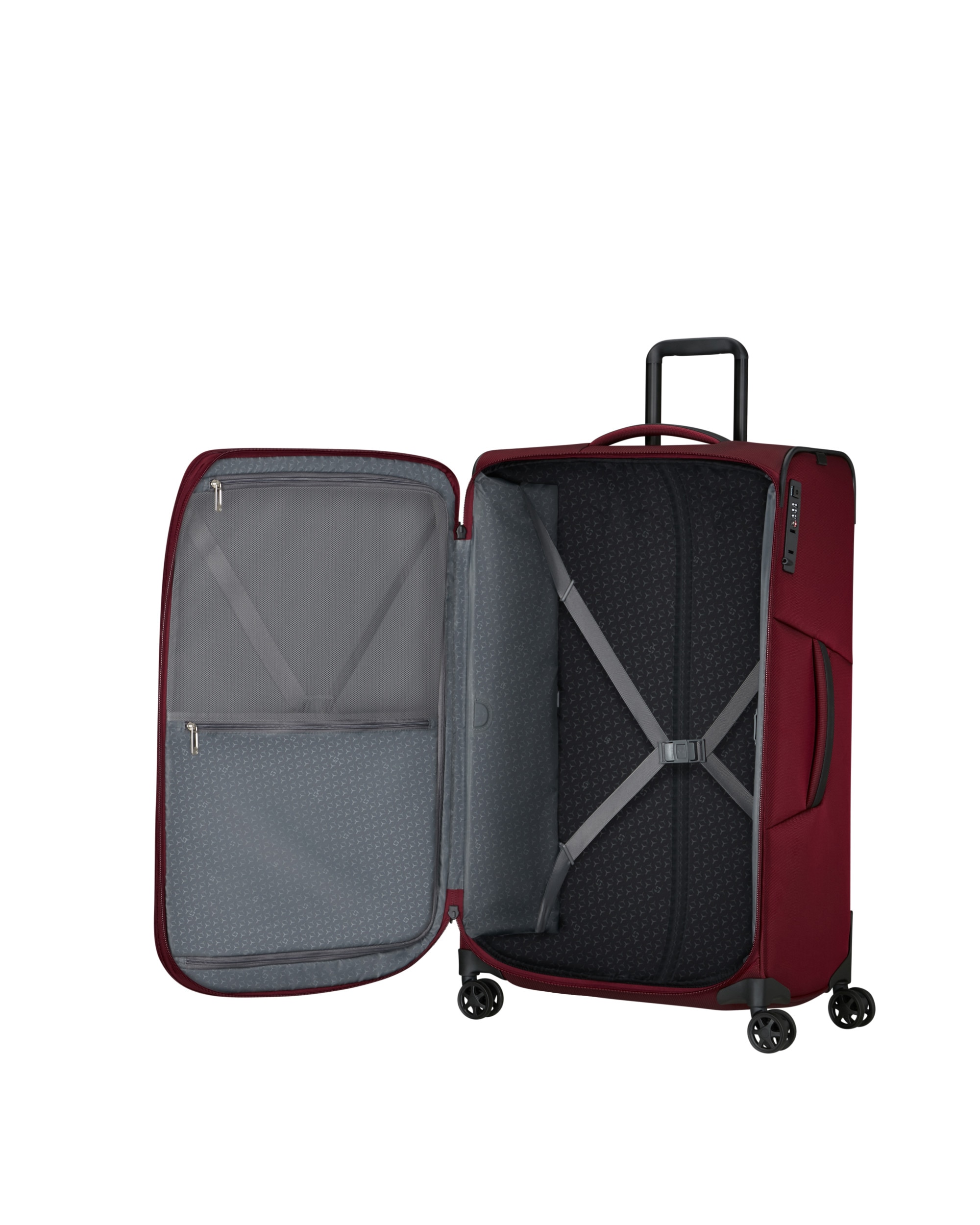 Imagen 3 de Maleta grande expandible Respark blanda con capacidad hasta 140 L. - Samsonite - Granate Granate