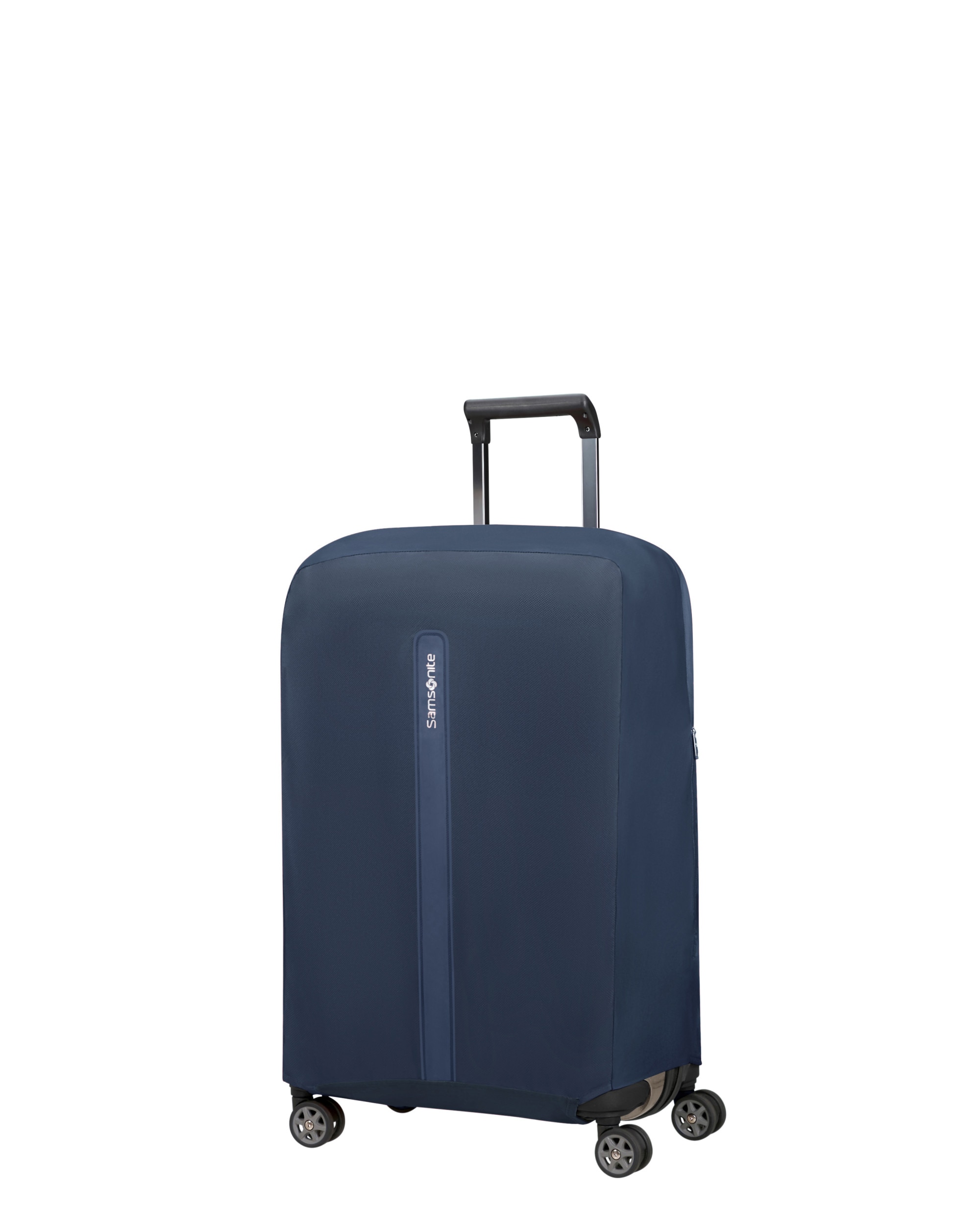 Imagen 0 de Funda de maleta mediana ta revolution con tejido elástico adaptable Azul índigo