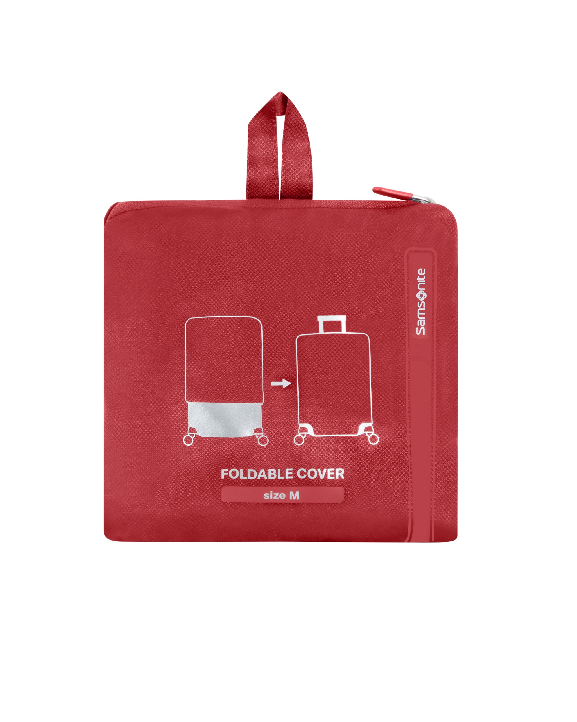 Funda de maleta mediana ta revolution con tejido elástico adaptable - Samsonite - Rojo Rojo-4