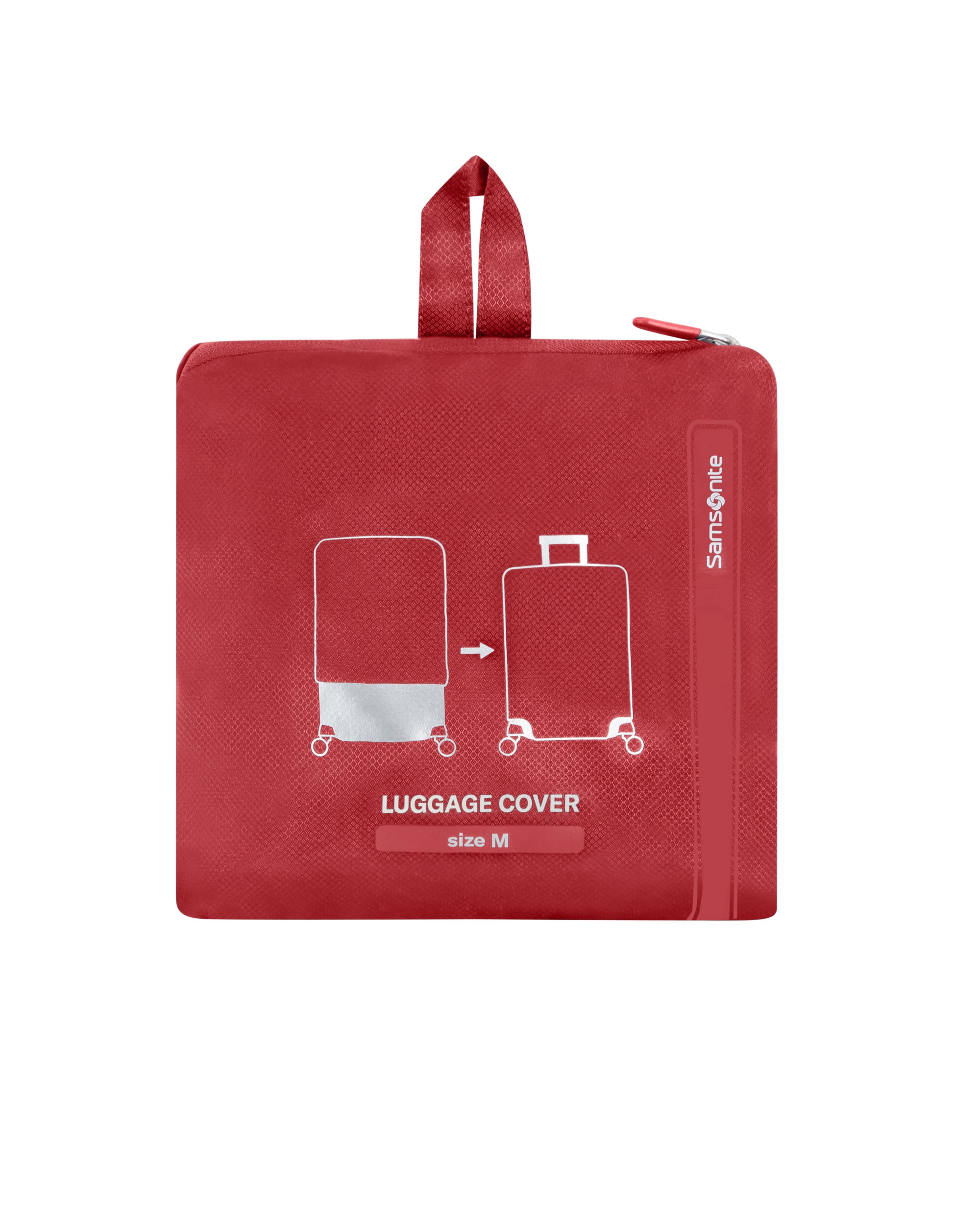 Funda de maleta mediana ta revolution con tejido elástico adaptable - Samsonite - Rojo Rojo-6