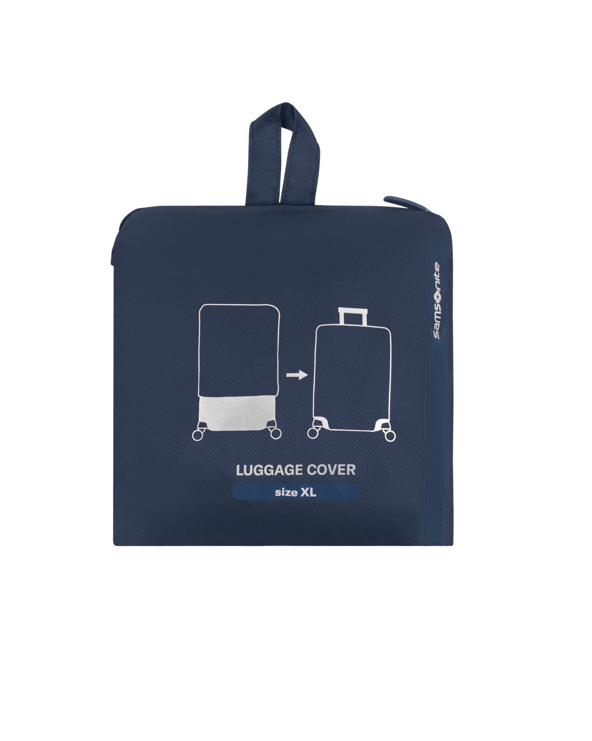Funda de maleta extra grande ta revolution con tejido elástico adaptable - Samsonite - Azul índigo Azul índigo-4