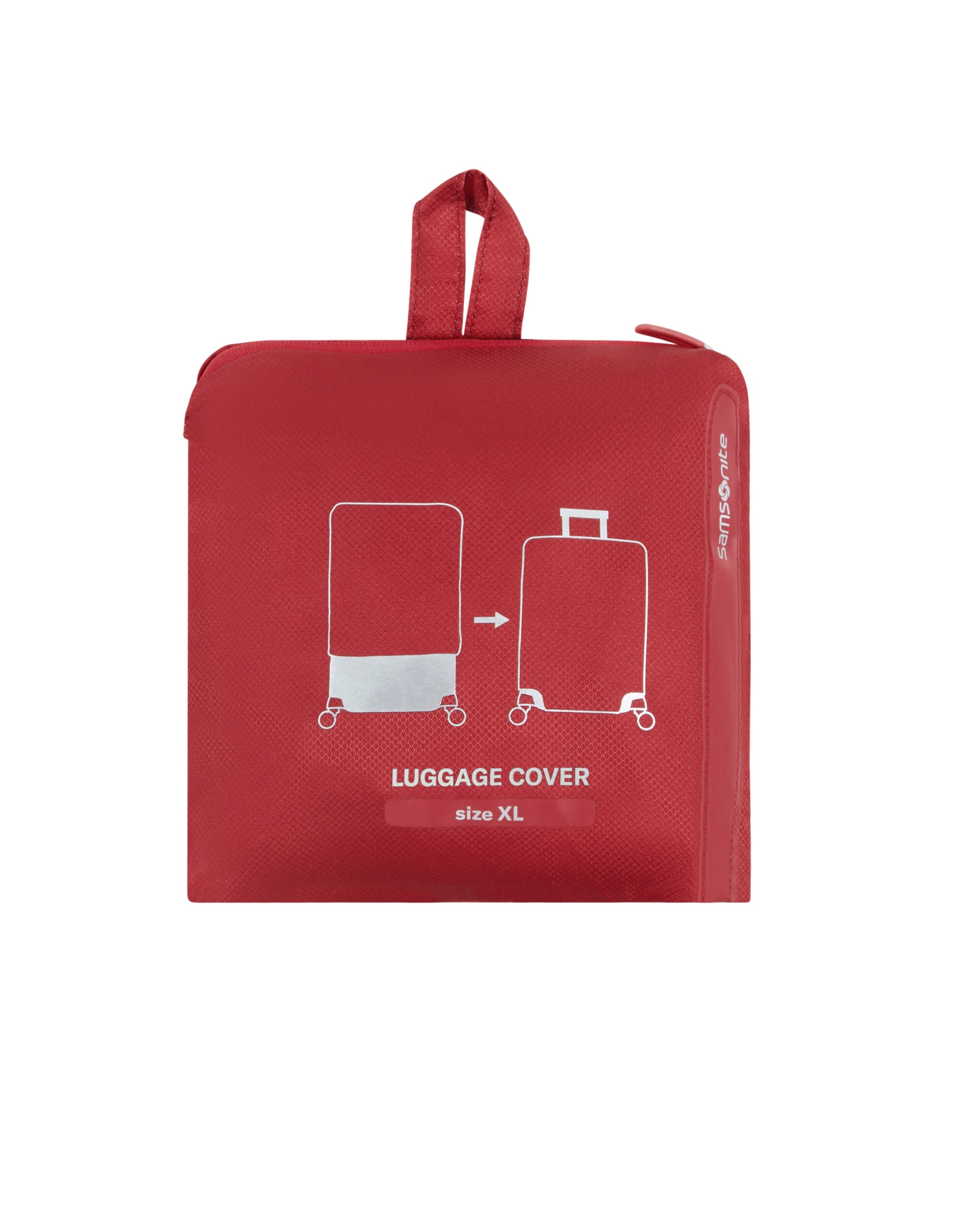 Funda de maleta extra grande ta revolution con tejido elástico adaptable - Samsonite - Rojo Rojo-4