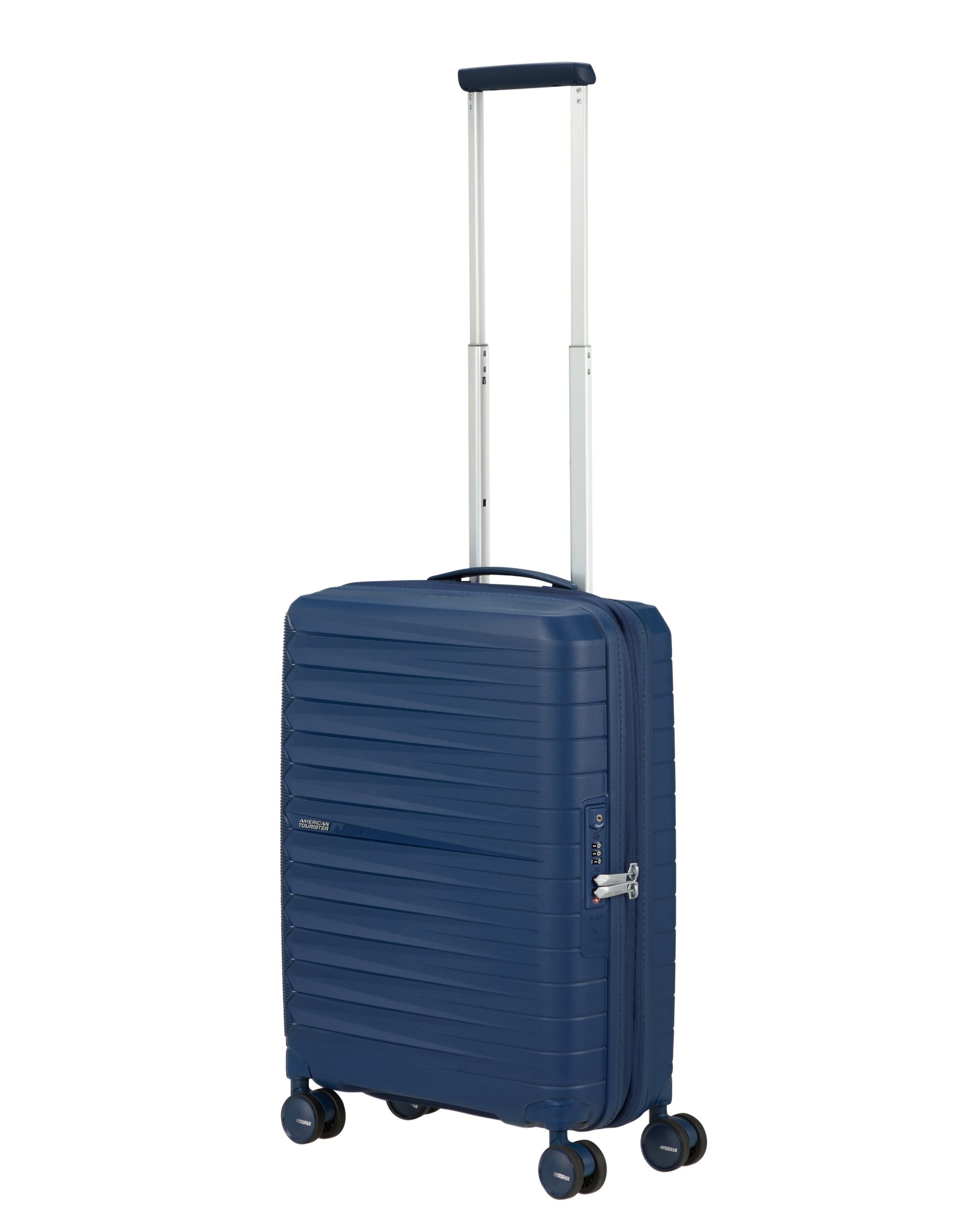 Maleta de cabina expandible FastForward rígida con capacidad hasta 44 litros - American Tourister - Azul marino Azul marino-4