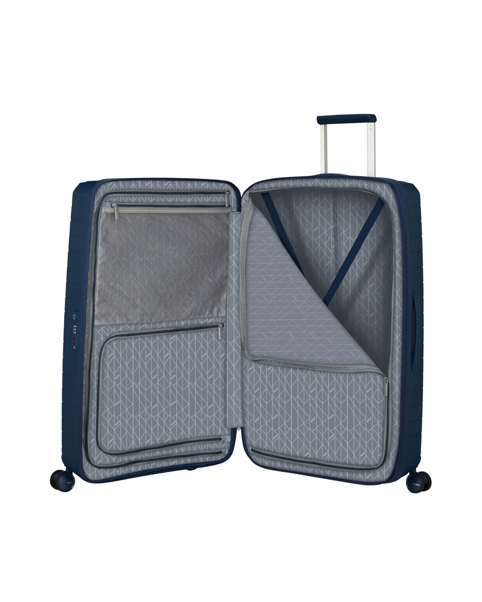 Maleta grande expandible fastforward rígida con capacidad hasta 118 litros - American Tourister - Azul marino Azul marino-3