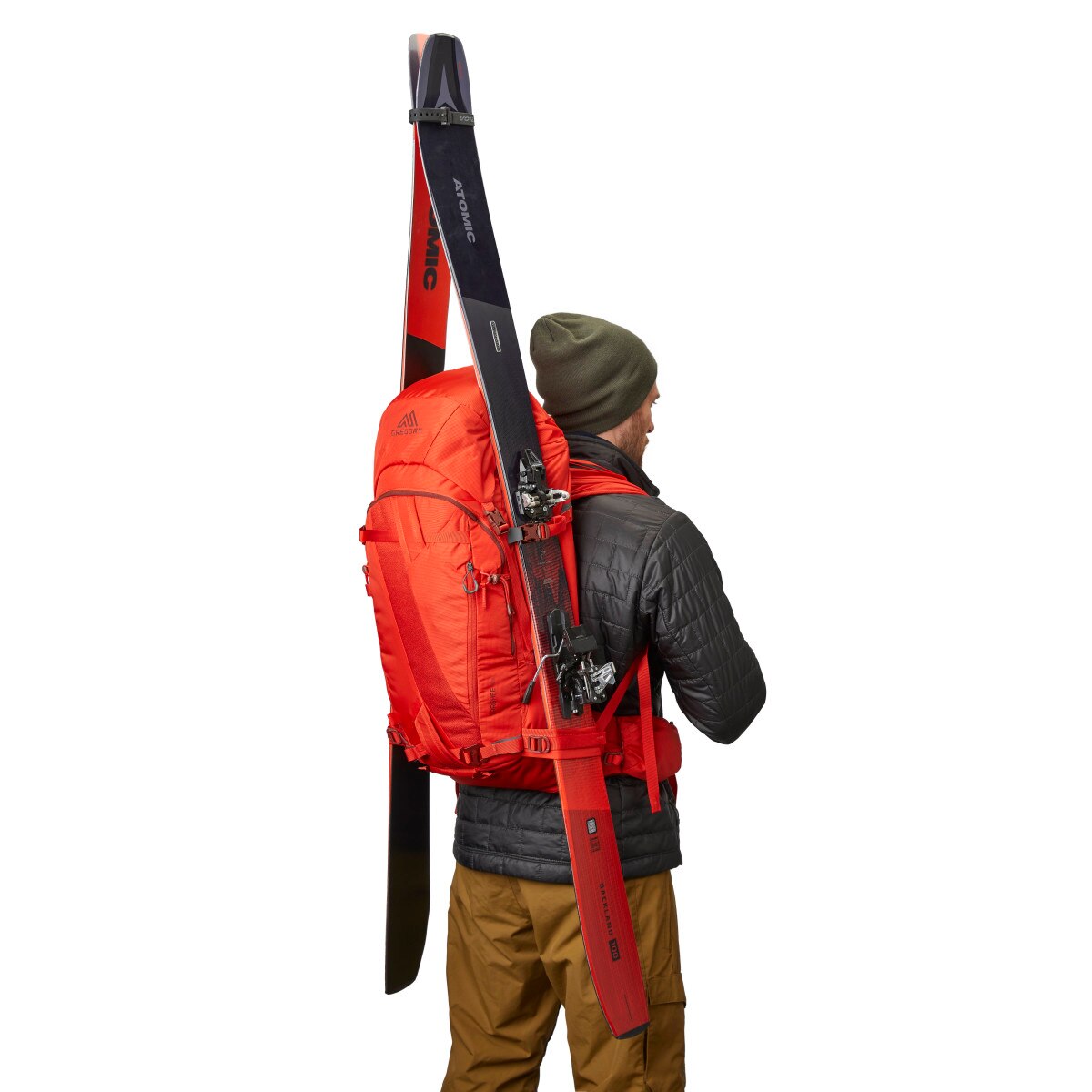 Imagen 5 de Mochila unisex de esquí S/M Targhee 45 Gregory - Rojo Rojo