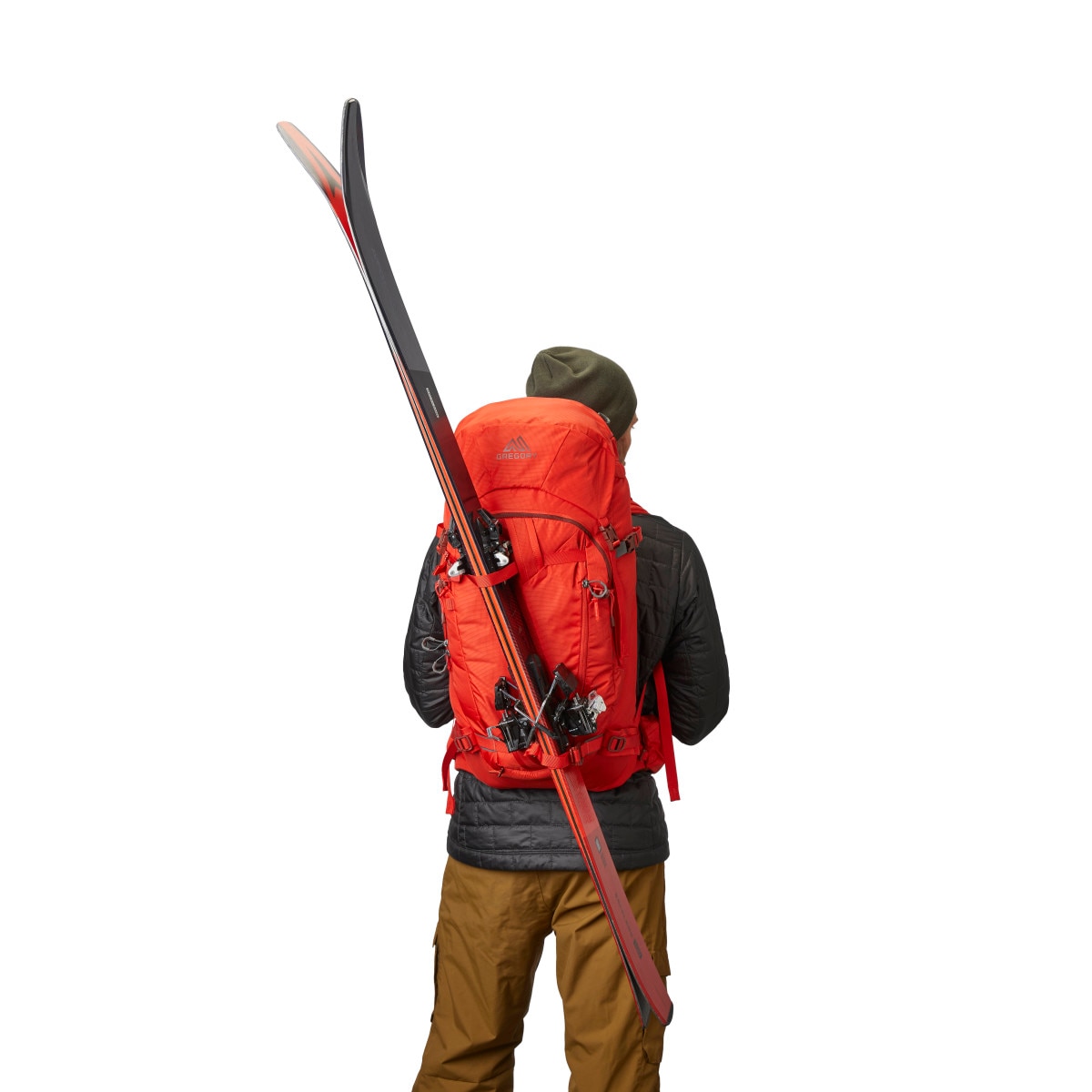 Imagen 6 de Mochila unisex de esquí S/M Targhee 45 Gregory - Rojo Rojo