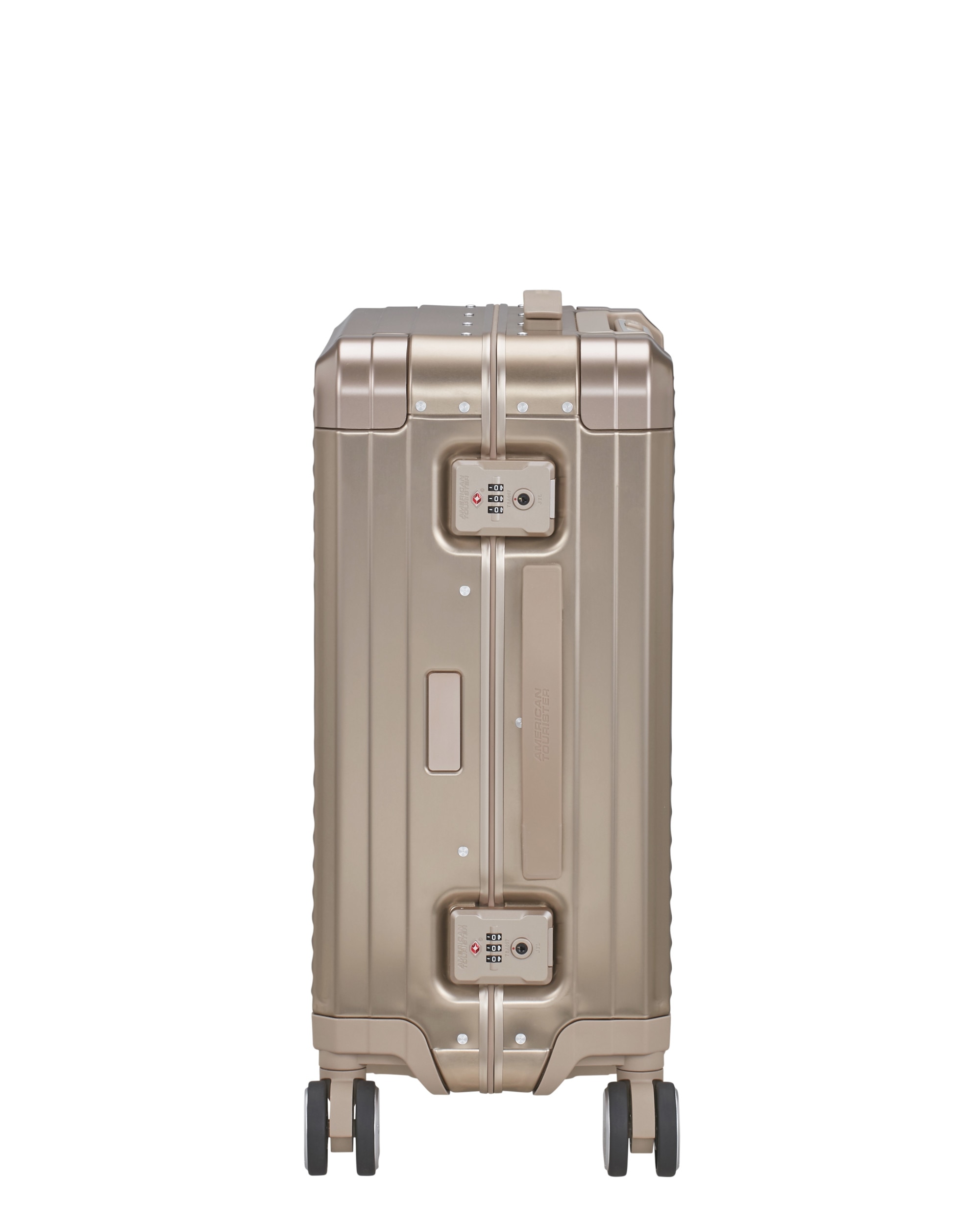 Maleta de cabina Soundbox Alu rígida con capacidad de 39 L - American Tourister - Marrón claro Marrón claro-6