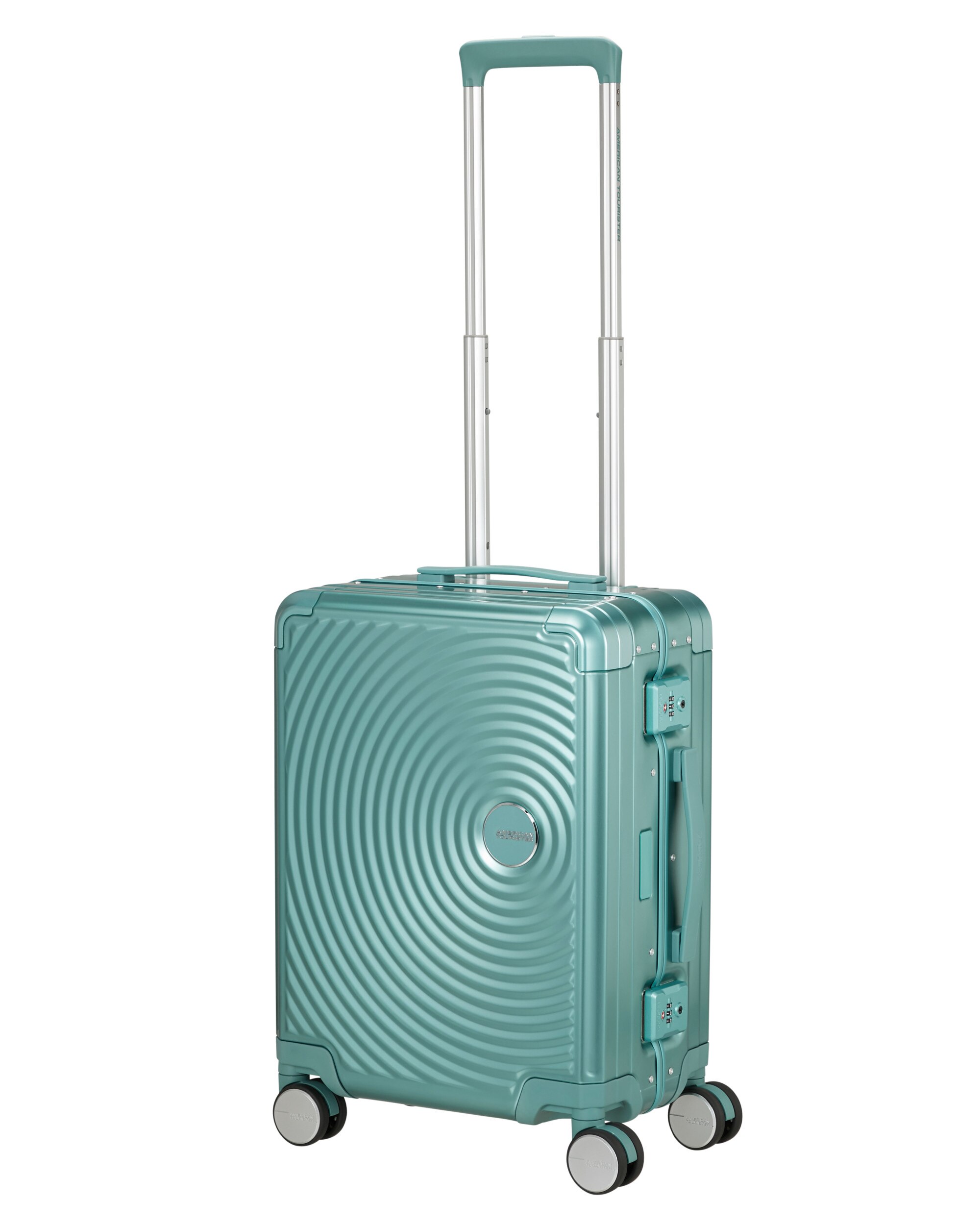 Maleta de cabina Soundbox Alu rígida con capacidad de 39 L - American Tourister - Turquesa Turquesa-4