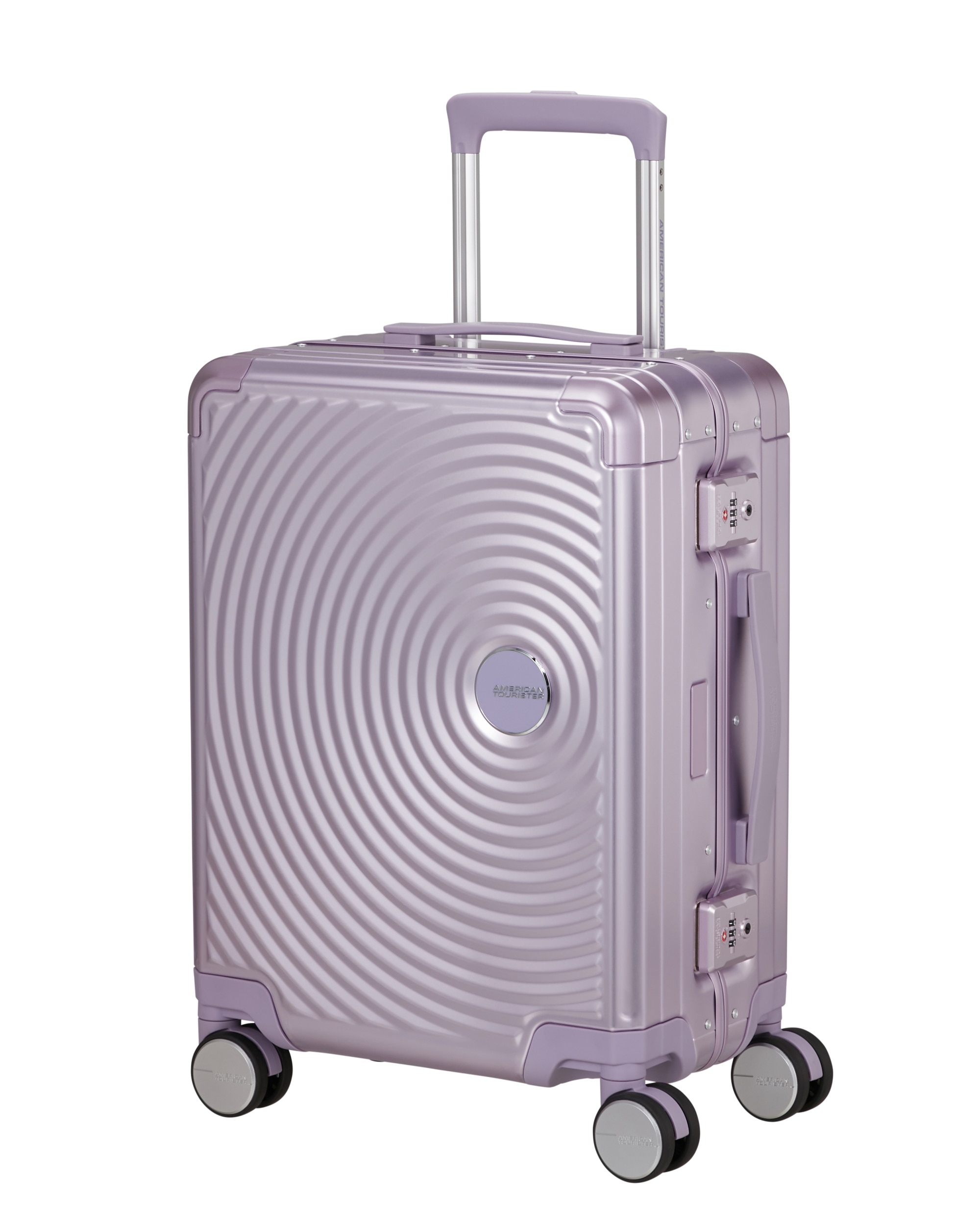 Maleta de cabina Soundbox Alu rígida con capacidad de 39 L - American Tourister - Lila Lila-1