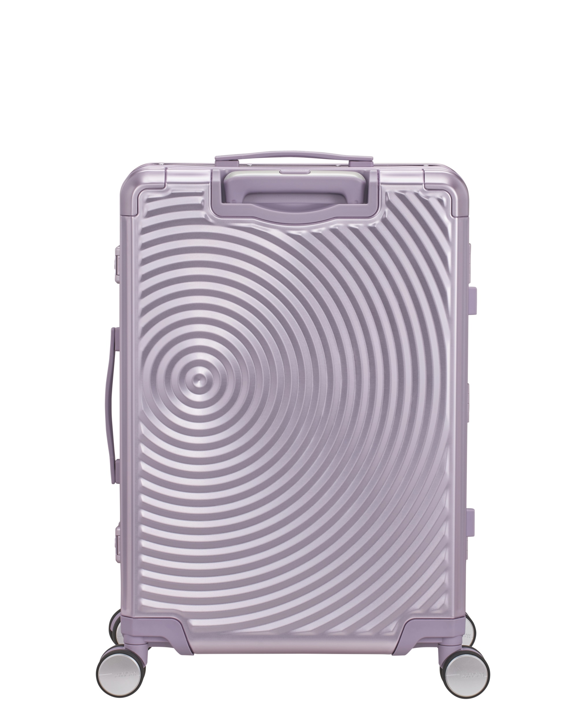 Maleta mediana Soundbox Alu rígida con capacidad de 73 litros Lila