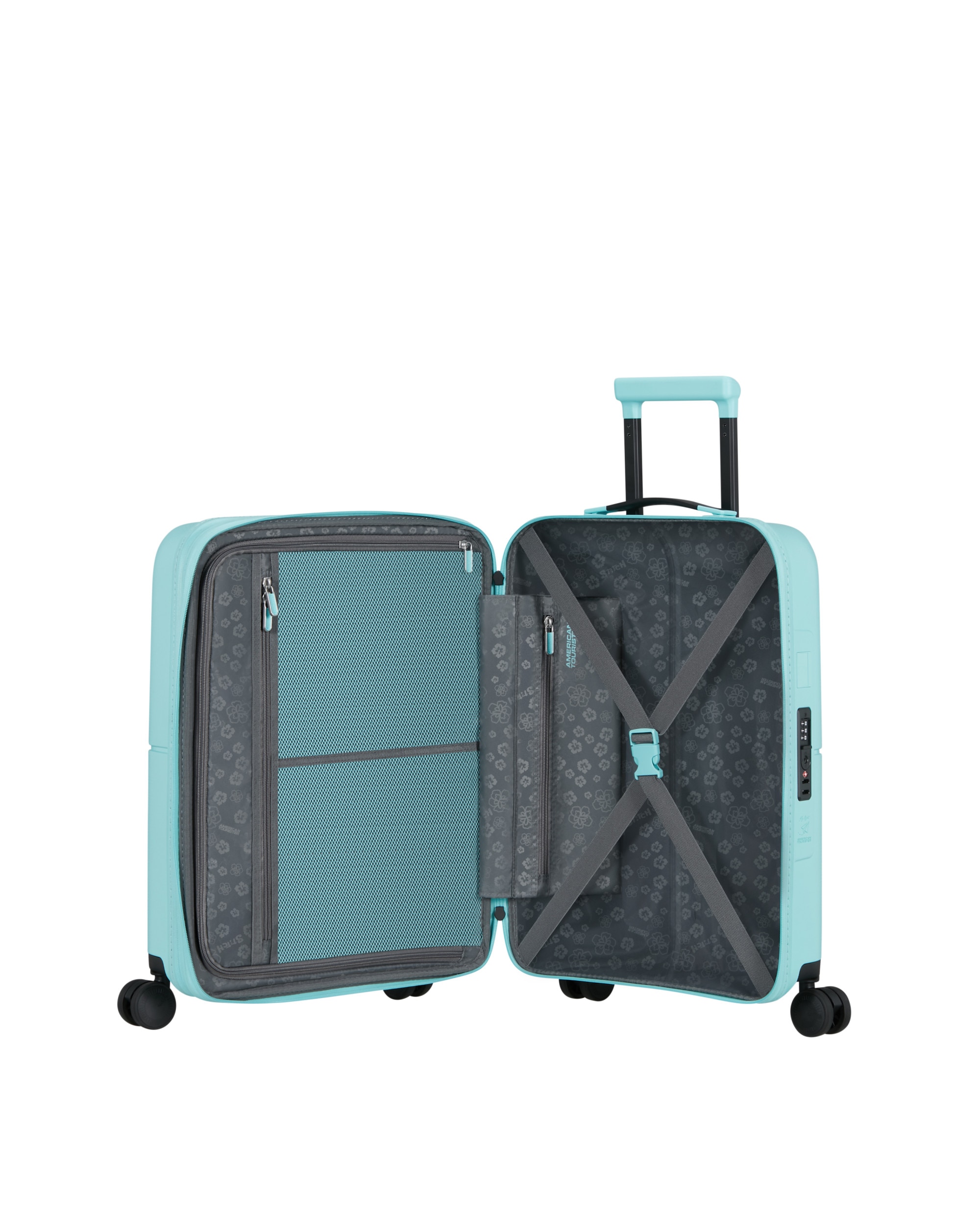 Maleta de cabina expandible dashpop disney rígida con capacidad hasta 47 litros - American Tourister - Azul claro Azul claro-3